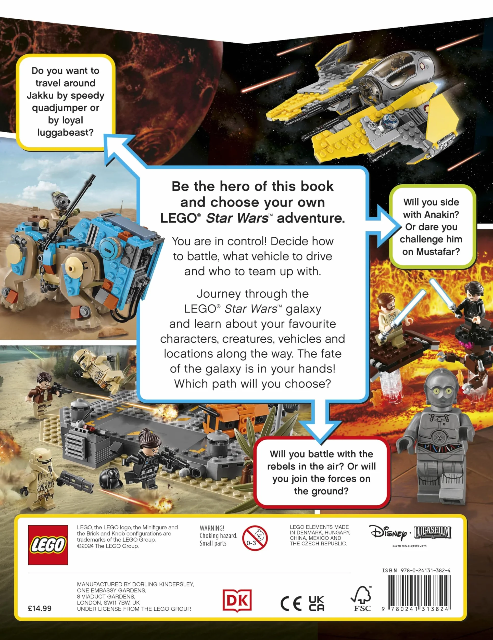 LEGO Star Wars Choose Your Path: Includes U-3PO Droid Minifigure