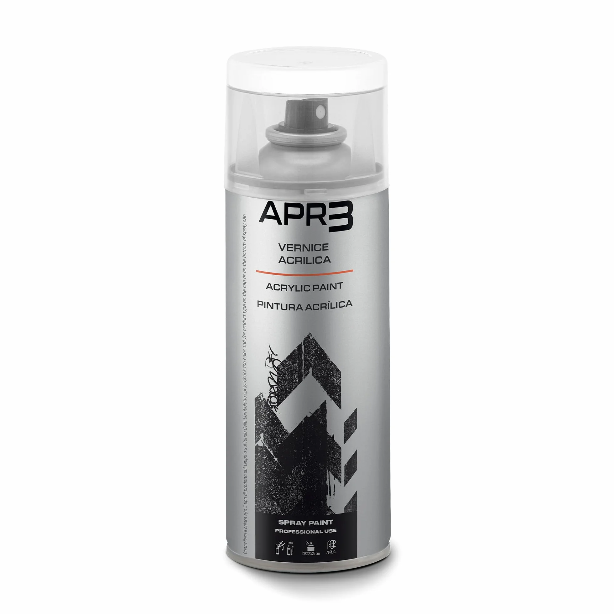 Lakier Akrylowy Uniwersalny BEZBARWNY POŁYSK - APR3 - S400PAST.7 Puszka z Aerozolem z Blachy Ocynowanej, w 100% Nadaje się do Recyklingu 400 ml.