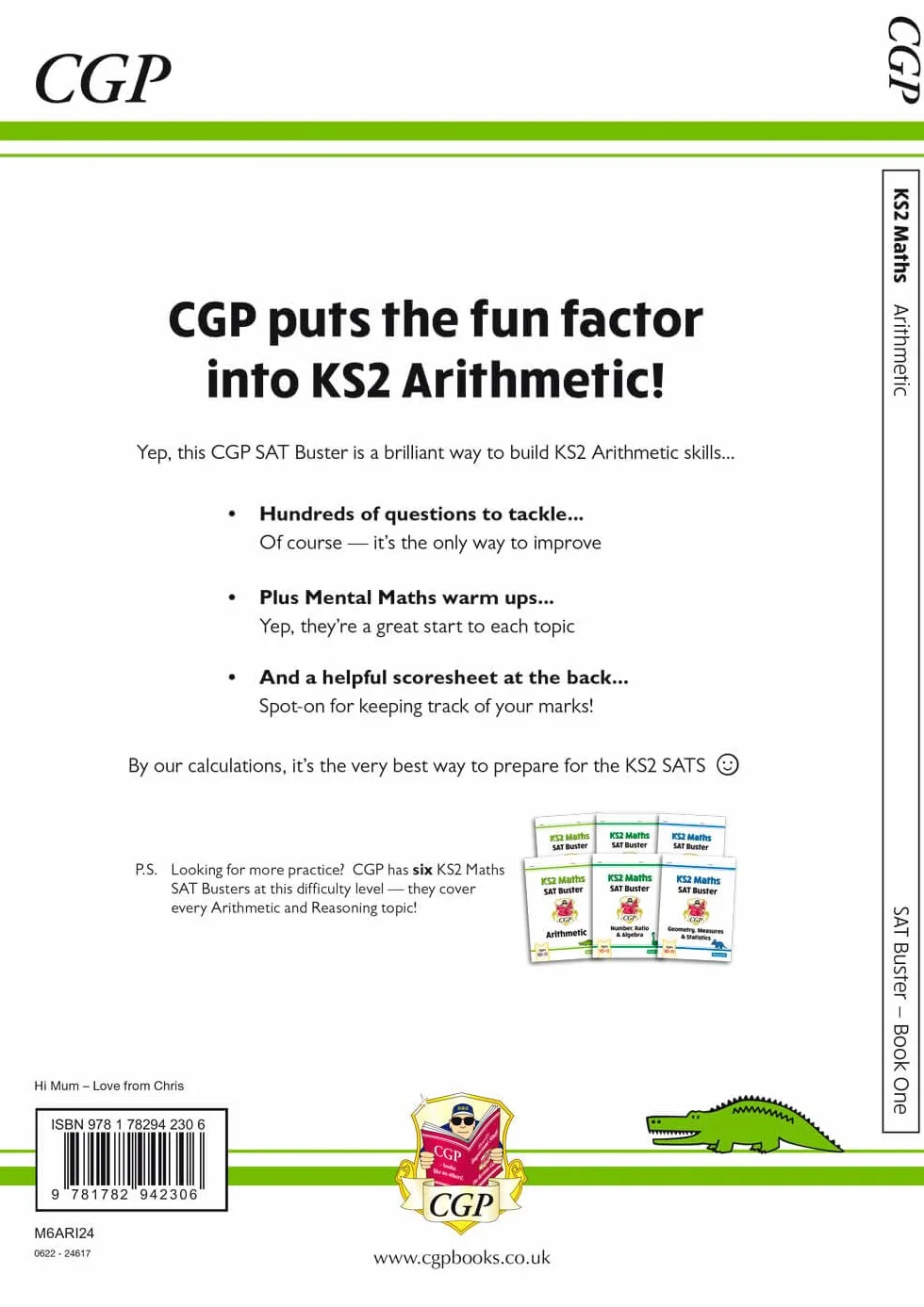 KS2 Maths SAT Buster: Arithmetic - Book 1 (for the 2027 tests)
