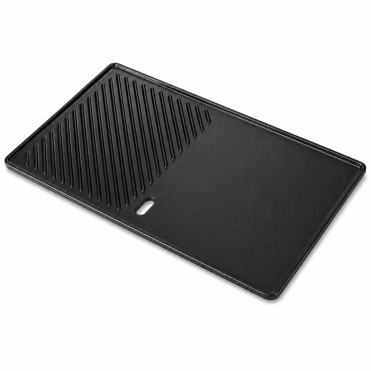 GFTIME 13191 43 cm x 24 cm płyta grillowa plancha do Landmann EMAILLEE Triton 2 Bruleurs, żeliwna płyta grzewcza do grilla gazowego na spalania jajek i kurczaka