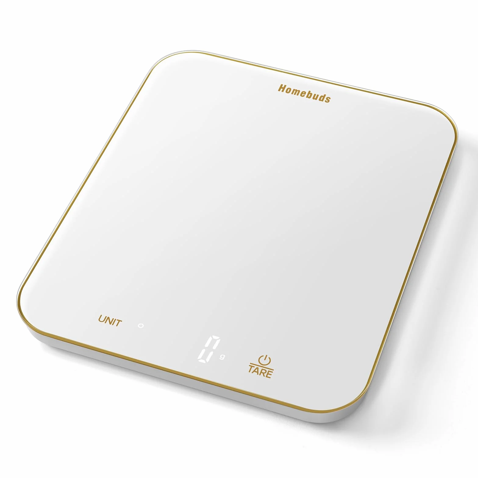 Golden Line Homebuds Cyfrowa Waga Kuchenna 15kg 1g LED Biała
