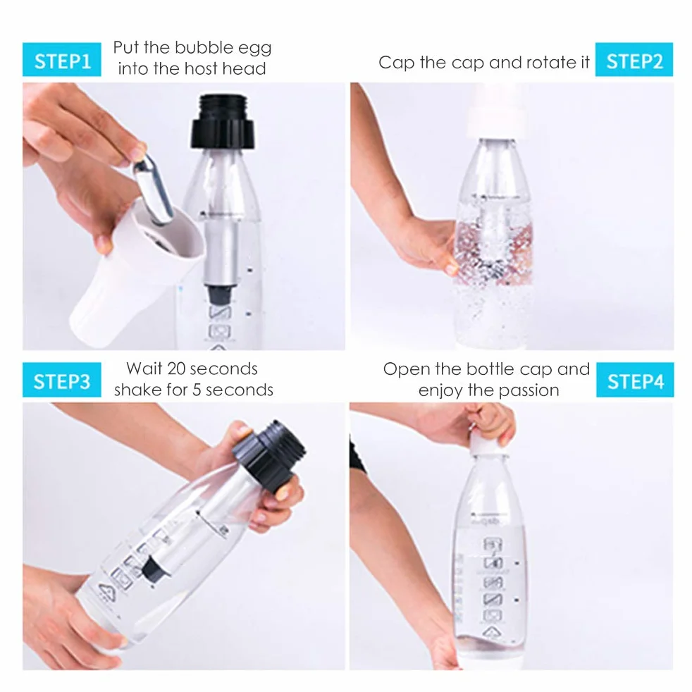 Maszyna do wody gazowanej przenośna 1000 ml