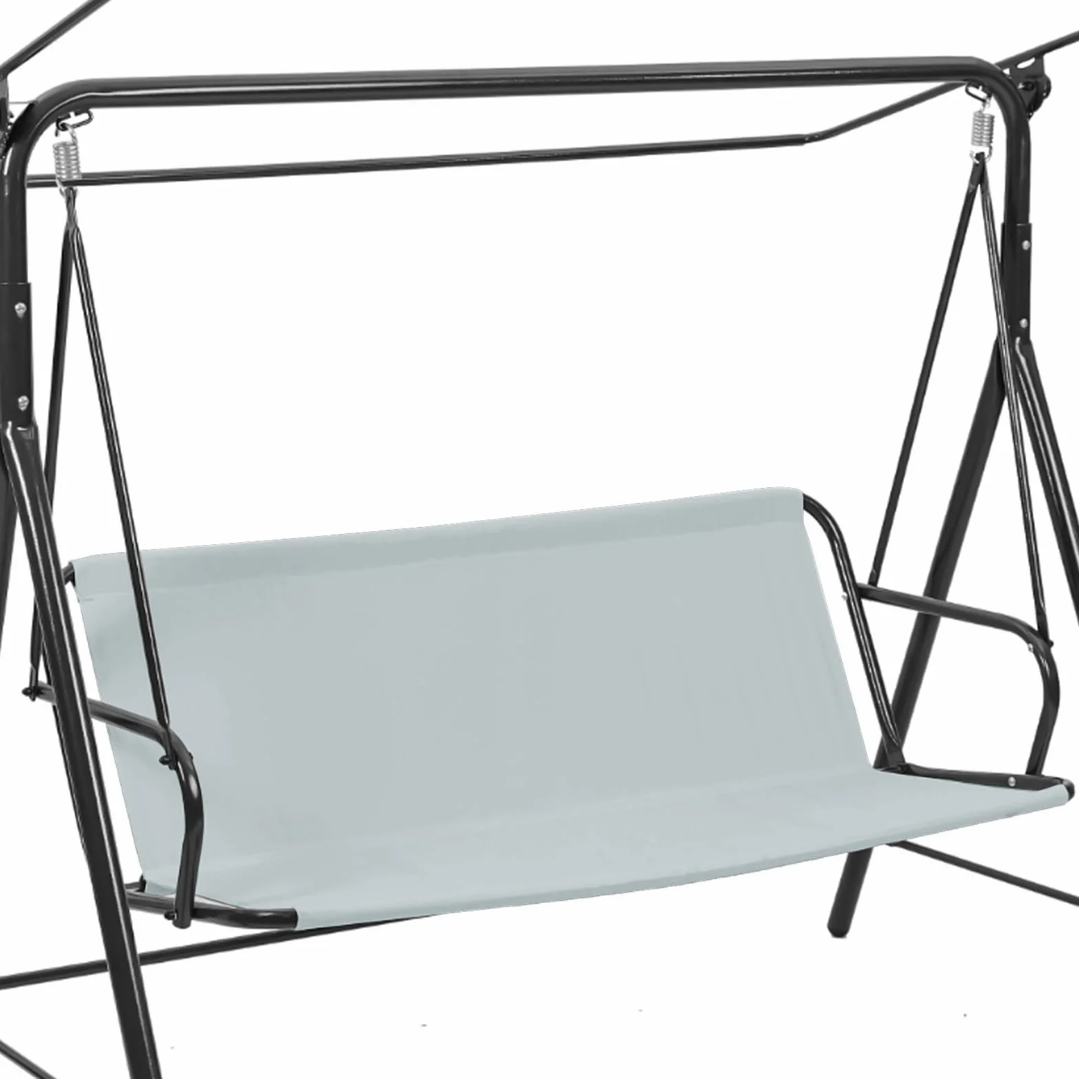 Wymienne Pokrycie Siedziska Huśtawki - Wodoodporne, Do Patio, Ogrodu, Podwórka, Balkonu (115 x 48 x 48 cm, Szare)