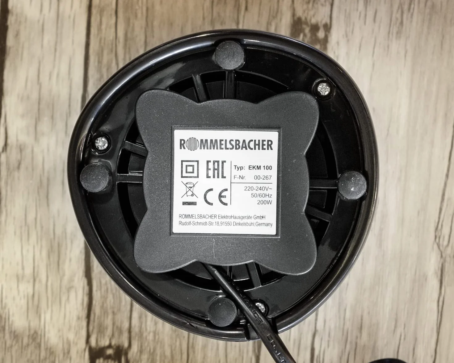 Rommelsbacher Ekm 100 Młynek Do Kawy 200 W Stal Nierdzewna 70 G Srebrny
