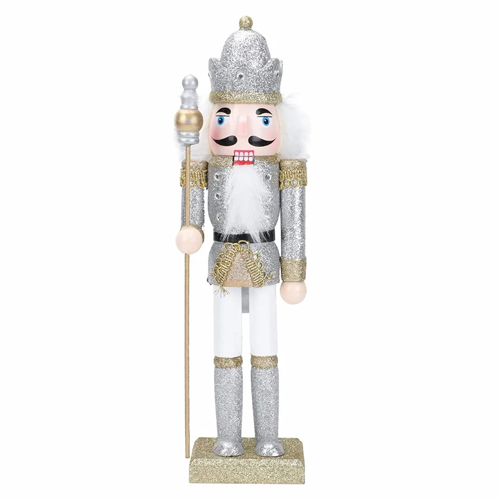 Świąteczny dziadek do orzechów, żołnierz, 30 cm, drewniany dziadek do orzechów, figurka żołnierza, dekoracja, dziadek do orzechów, dekoracje świąteczne, lalka ozdoba na festiwal, imprezę, prezenty