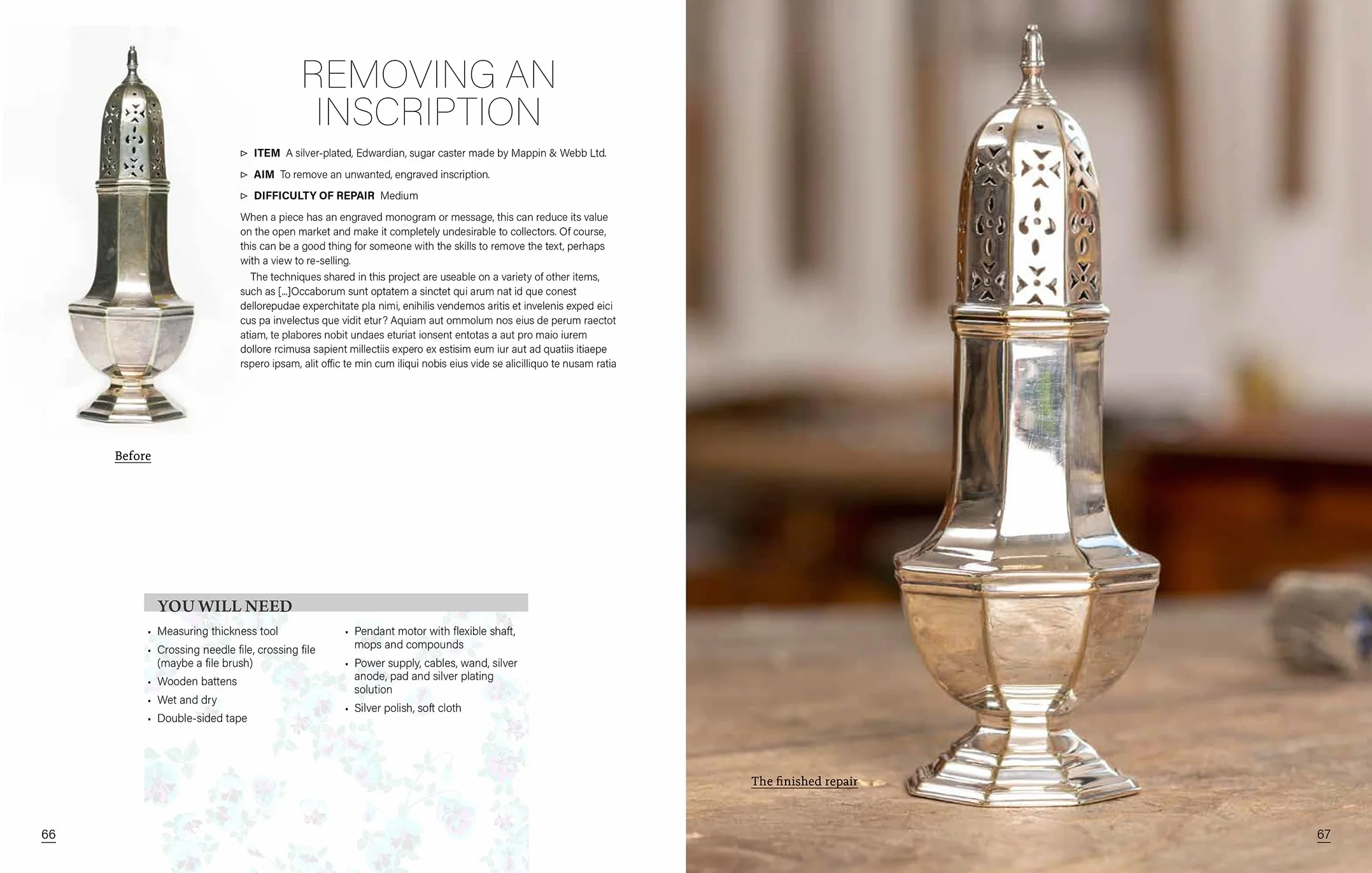 Silversmith's Secrets: Repair, Restore and Transform Treasured Items