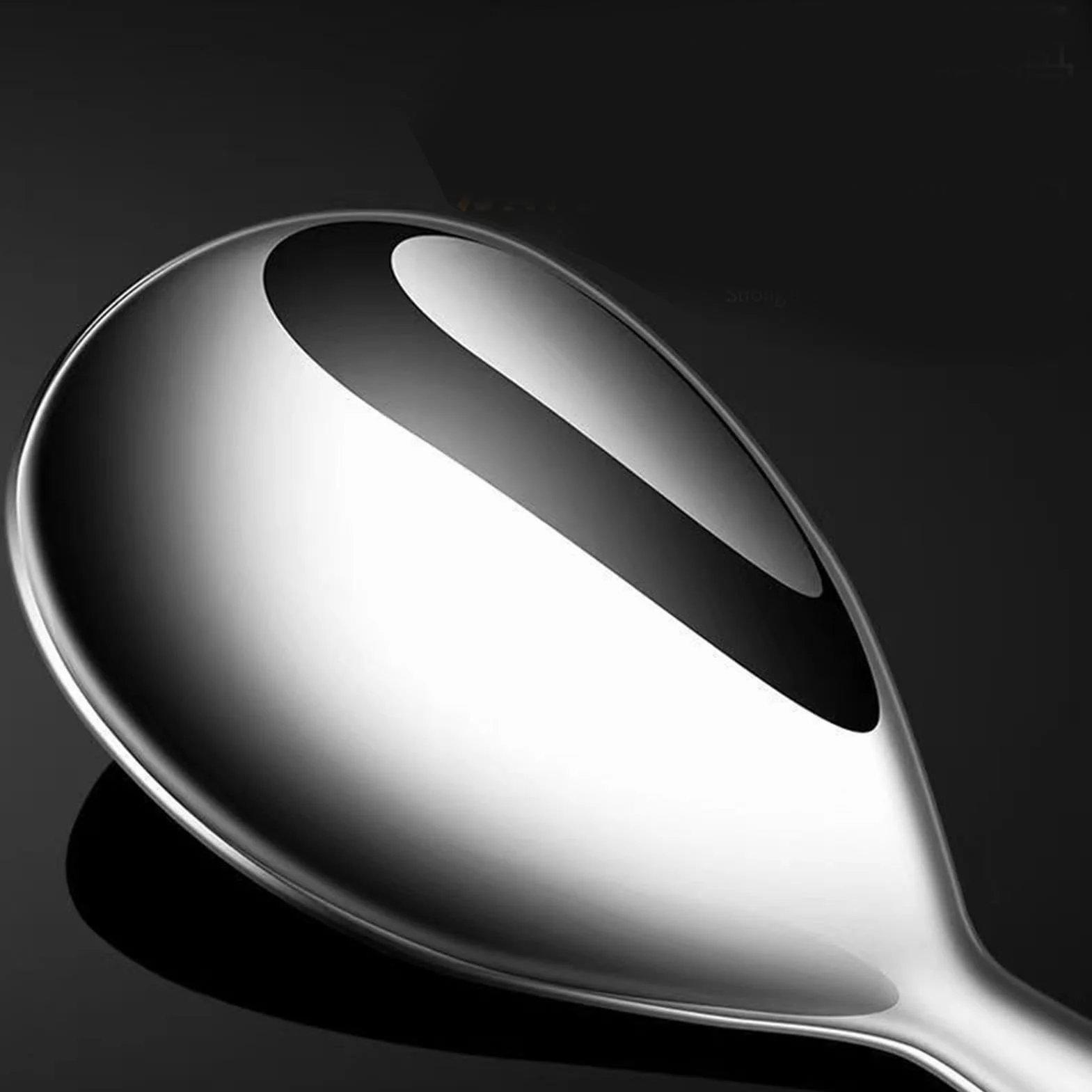 Rice Paddle Spoon, Stainless Steel Rice Spatula, Large Metal Rice Paddle, Non Stick Rice Spoon, Kitchen Rice Spatula, Potato Server Spoon, Metal Rice Paddle, Thickened Rice Spatula, Non Stick Kitchen
