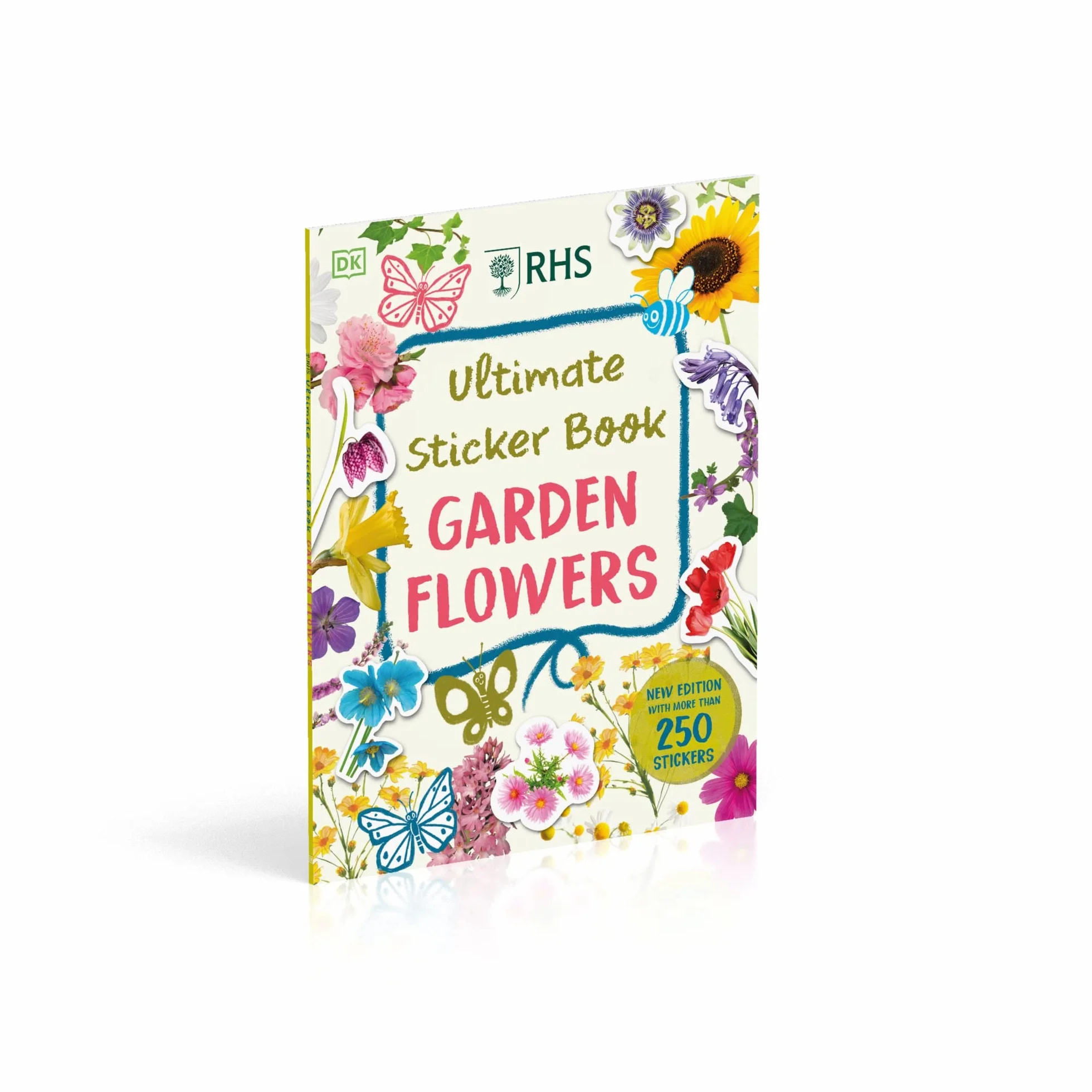 RHS Ultimate Sticker Book Garden Flowers: New Edition with More than 250 Stickers