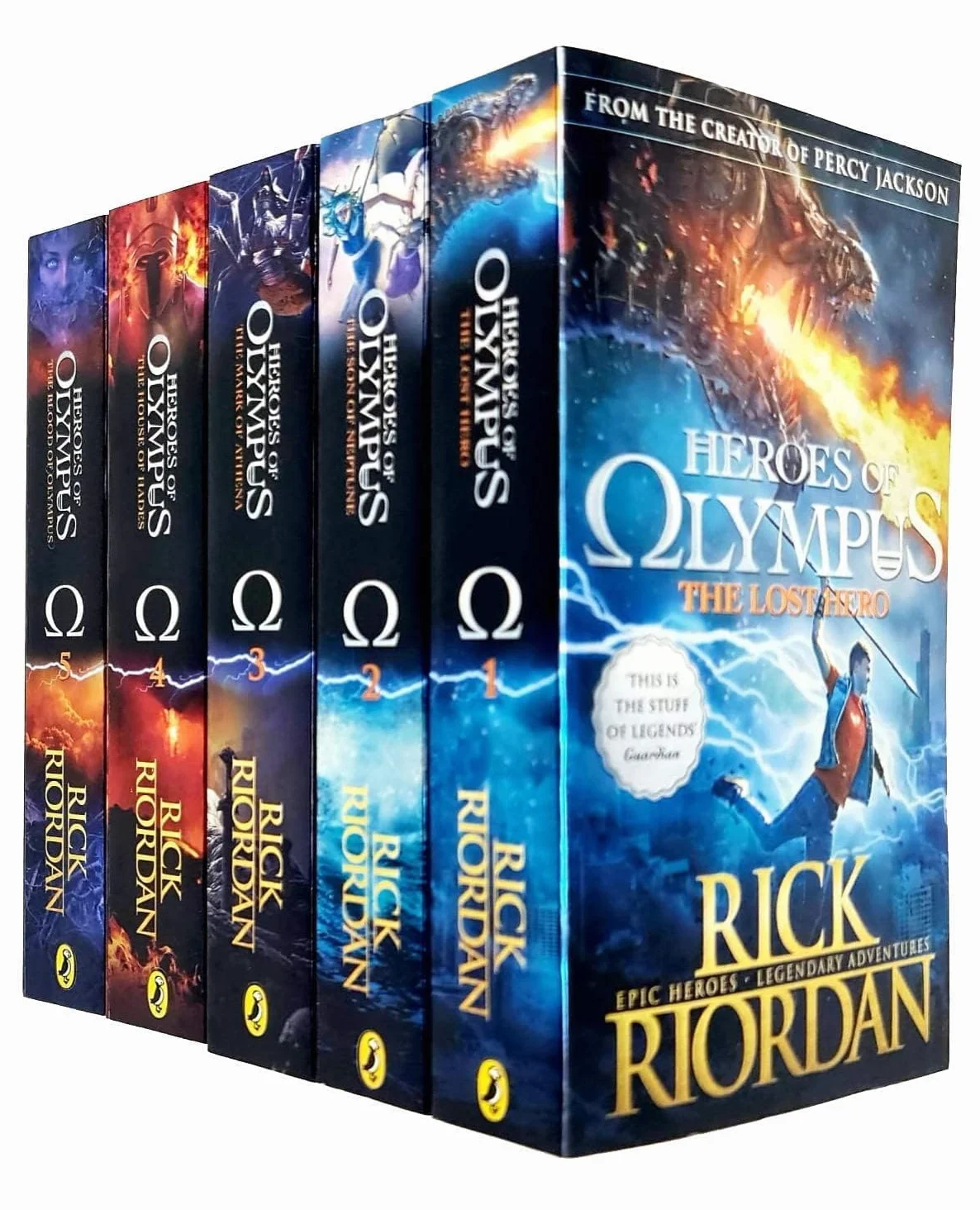 Heroes of Olympus x5 shrinkwrap set