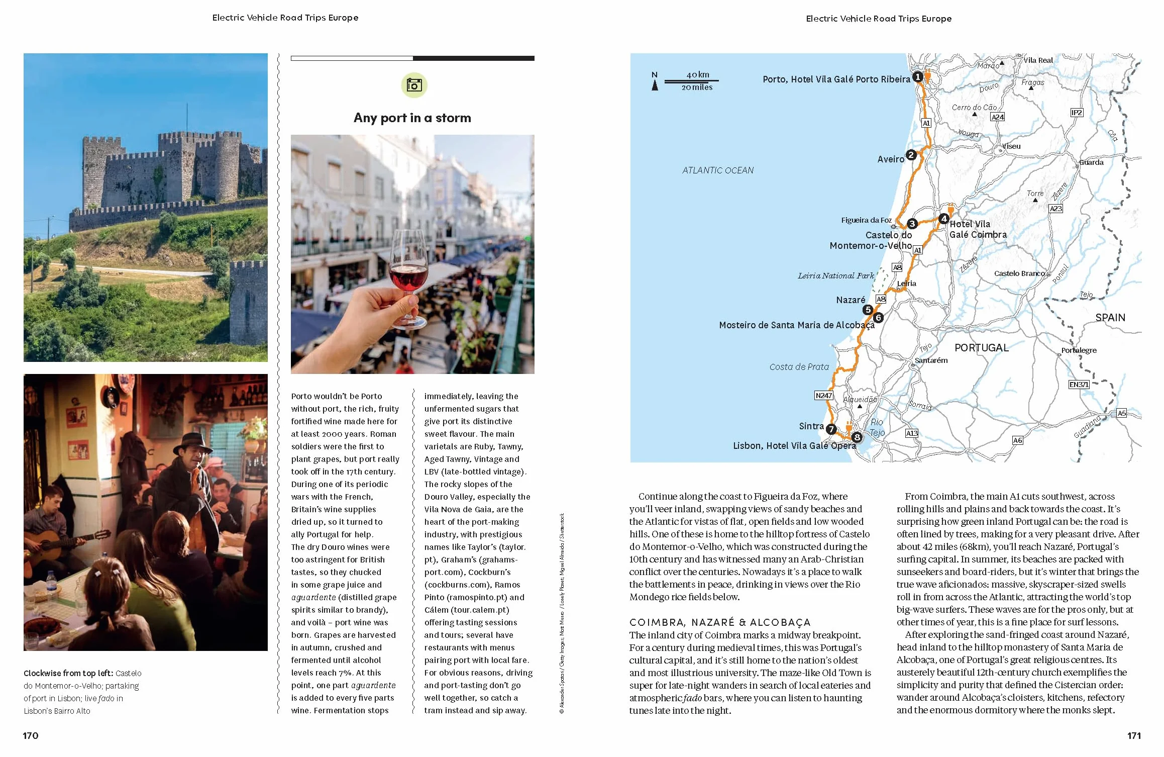 Electric Vehicle Road Trips Europe - anglais: 60 Magnificent Routes | Features Drive Overview, Plan & Prepare Guide | Find Nearby Charging Stations & Accommodation