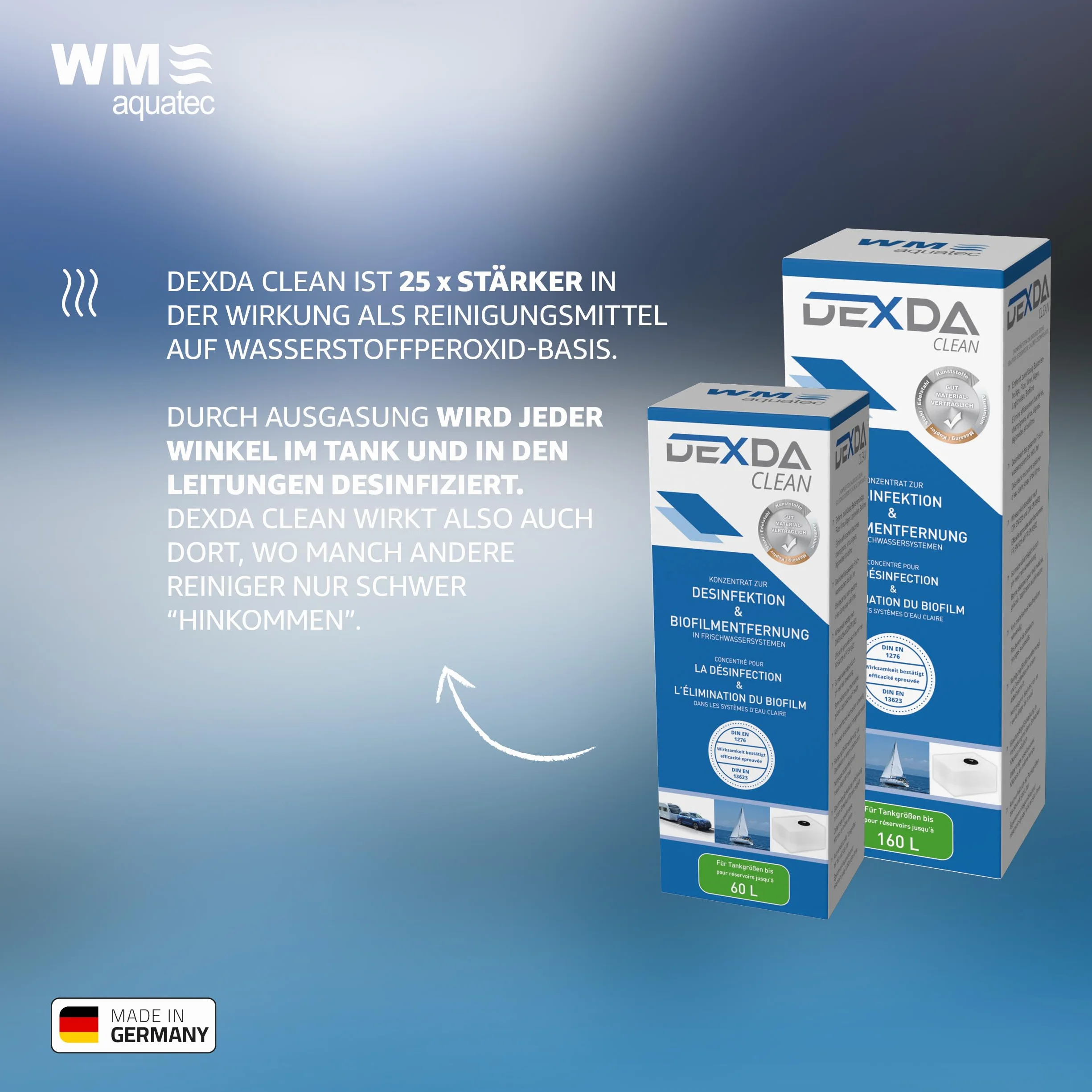 WM aquatec Higiena dla systemów świeżej wody o pojemności zbiornika do 60 litrów