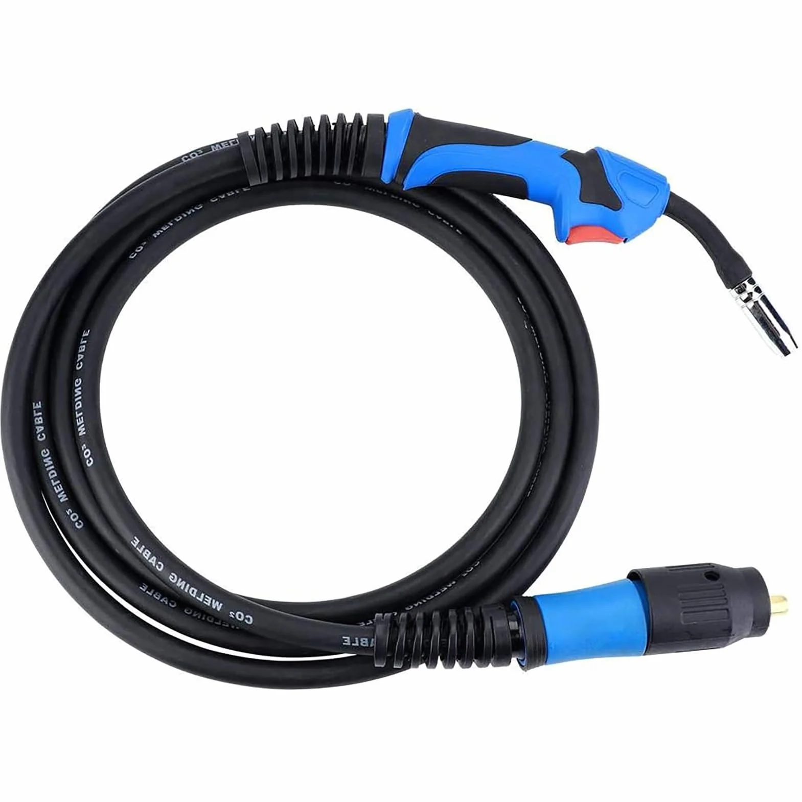 Estink MIG/MAG palnik spawalniczy, pakiet węży MB15 Welding Torch CO², gaz ochronny, palnik spawalniczy 3,8 m, z przyłączem centralnym Euro