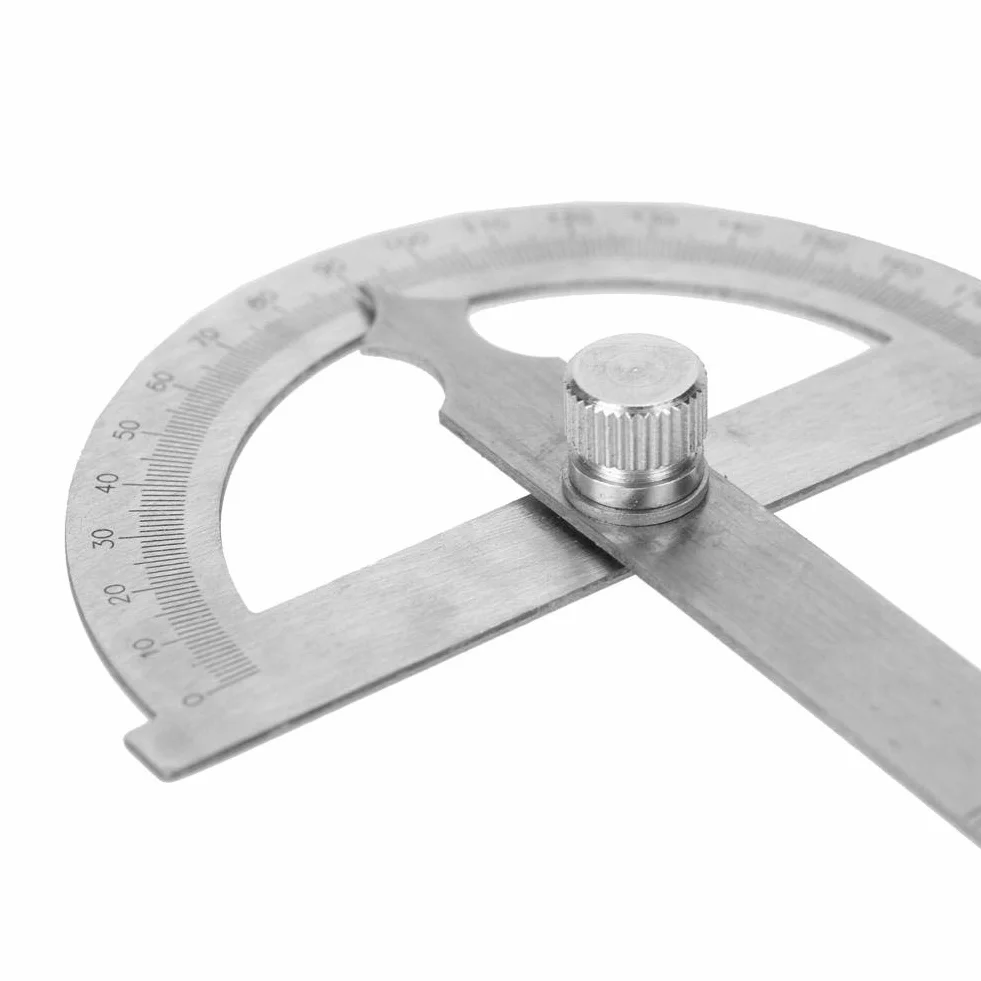 Edelstahl Winkelmesser, 0-180 Grad 15 cm Digital Neigungsmesser Winkelmesser Goniometer Winkelsucher Messgerät Lineal(120 * 150mm)