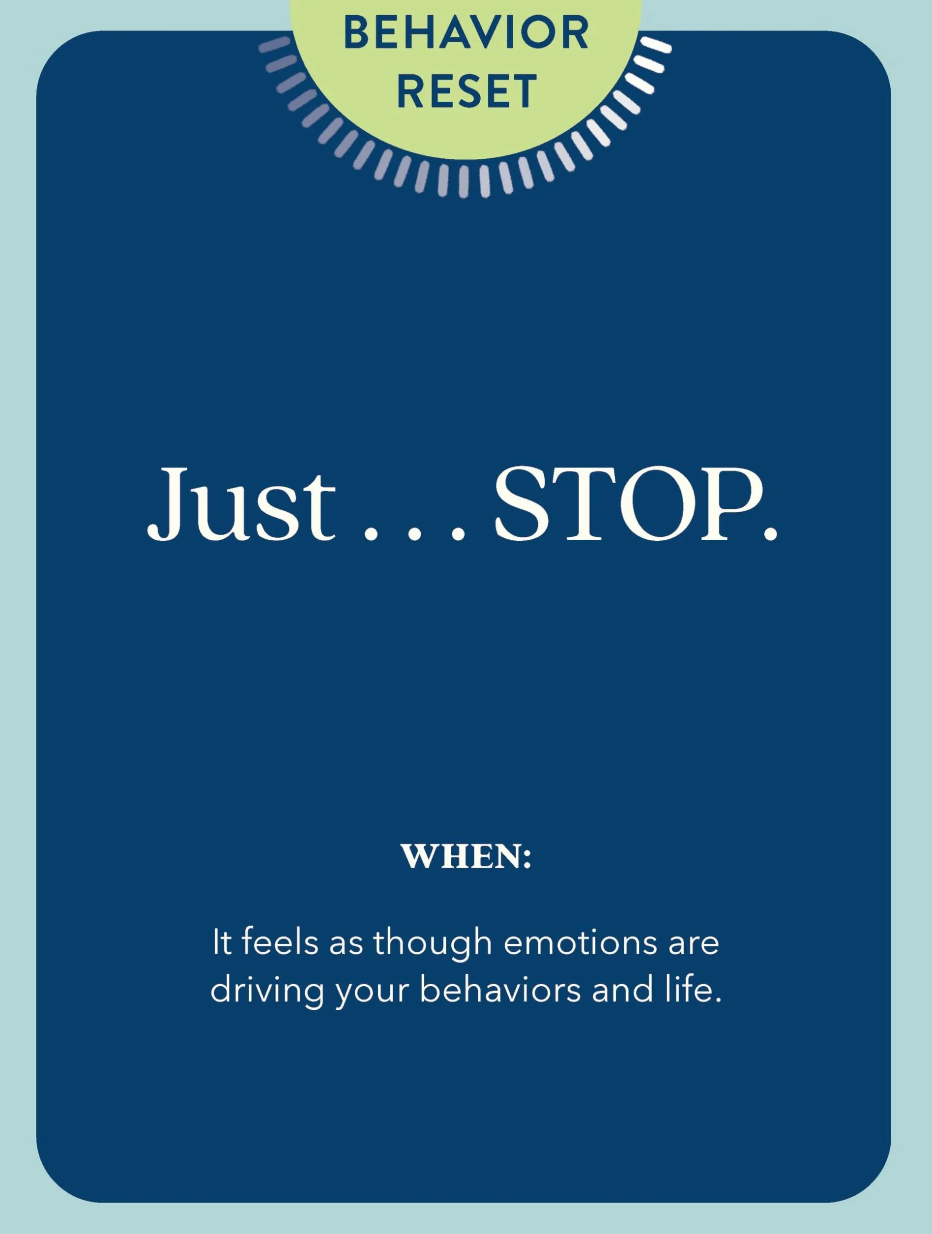 The Stress Resets Deck: 50 Cards to Help You Feel Better in Minutes