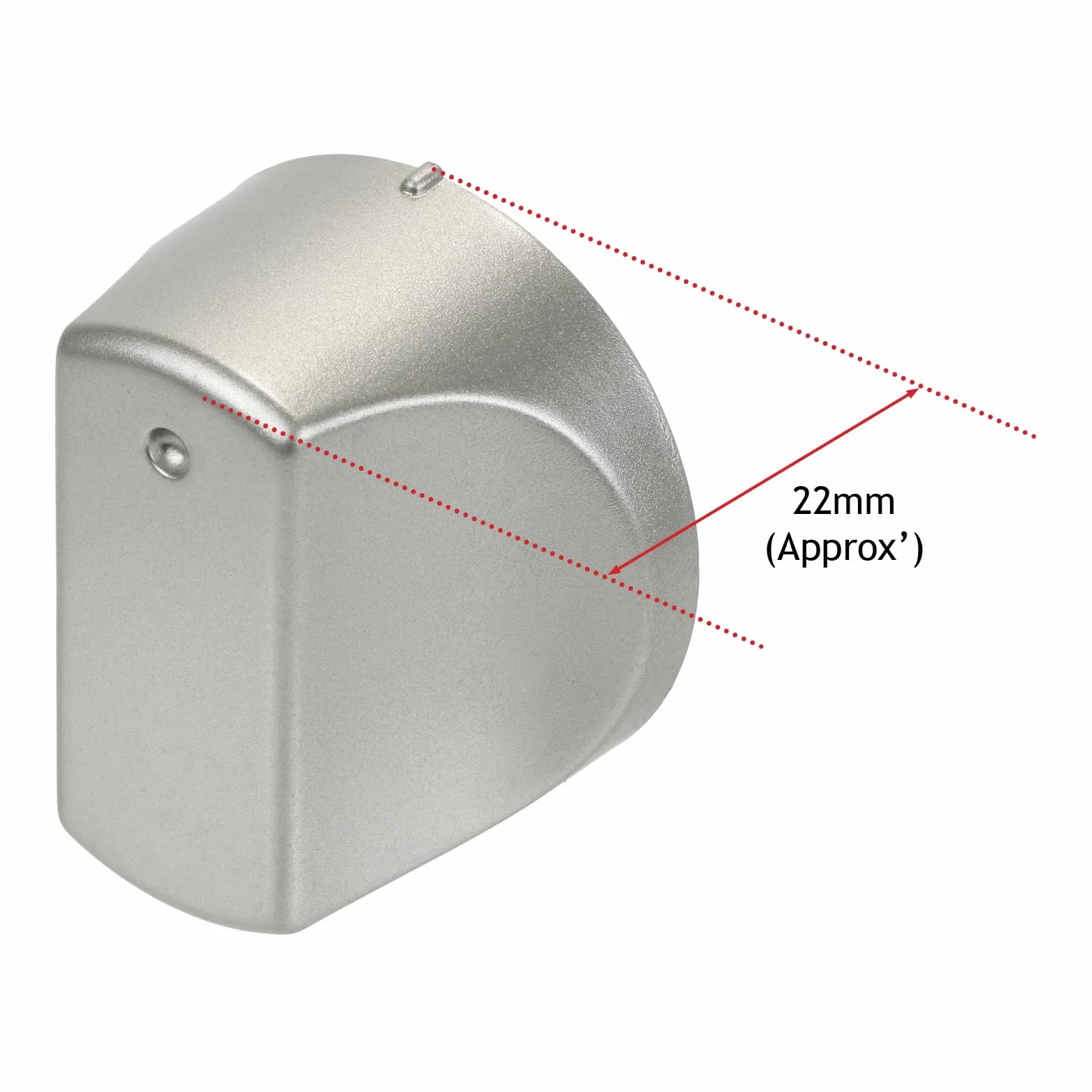 SPARES2GO przełącznik pokrętła sterującego do Hotpoint SHS33XS SHS53X SHS53XS UHS53X UHS53XS piekarnik srebrny