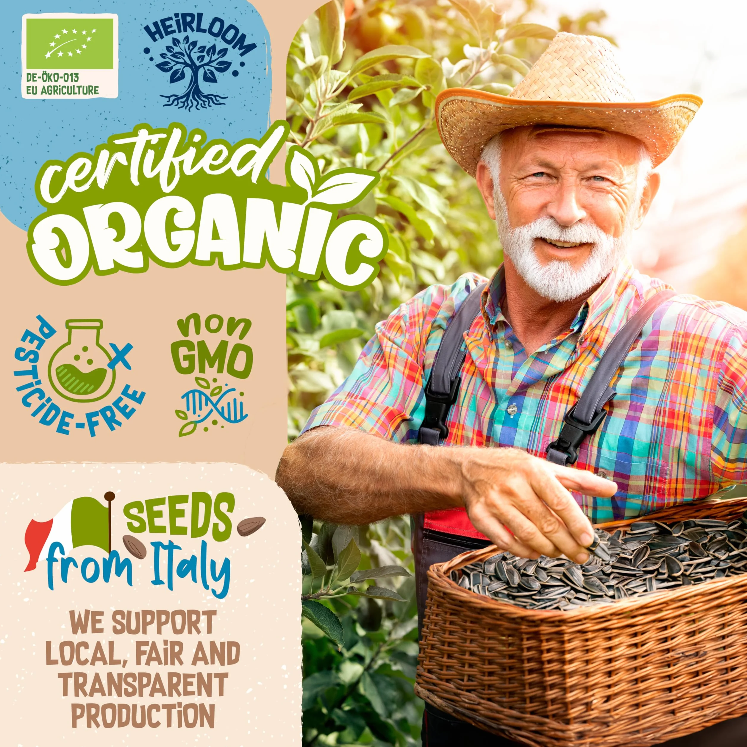 ZenGreens® - Organiczne nasiona lucerny - Wybierz pomiędzy 10, 200 g i 500 - nasiona lucerny o zdolności kiełkowania ponad 97% - nasiona lucerny kiełki