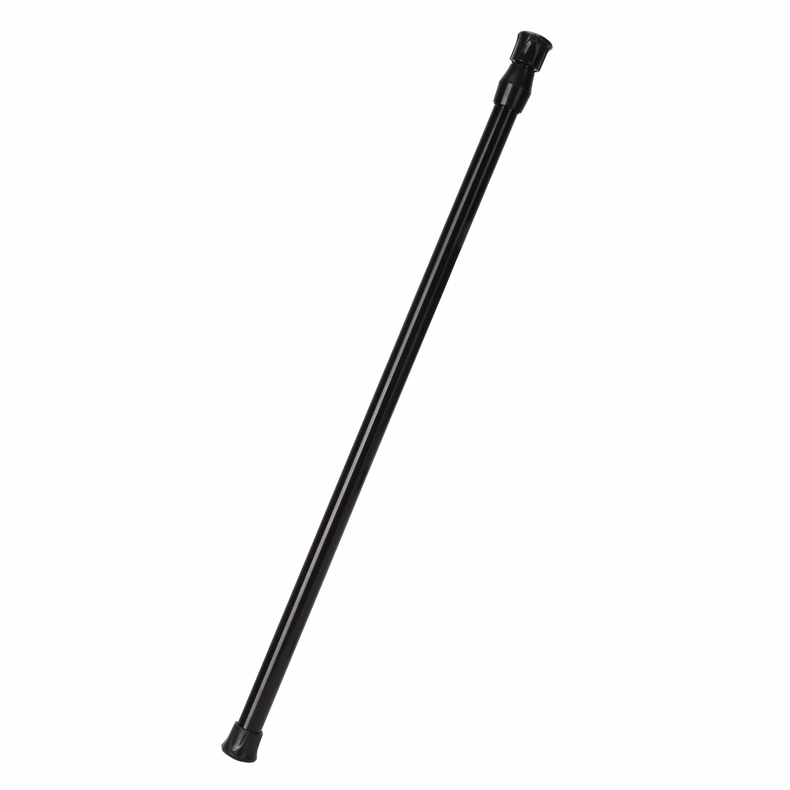 Czarny Regulowany Drążek Napinający Zasłony 25-40cm Sprężynowy