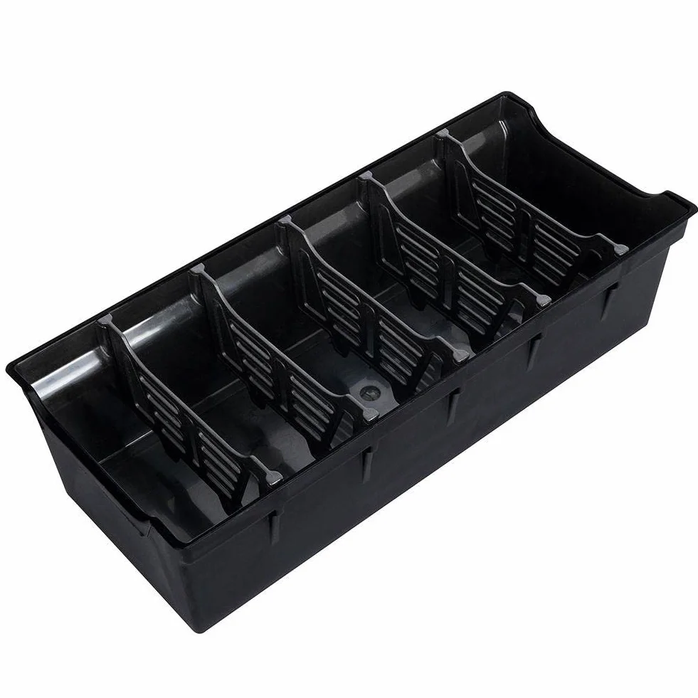 Organizer kuchenny na przyprawy czarny 30x13x8 cm