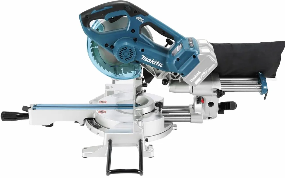 Makita DLS714NZ Twin 18V, 36V, Litowo-Jonowa LXT Bezszczotkowa Piła Ukośna 190 mm – Baterie i Ładowarka Nie Są Dołączone