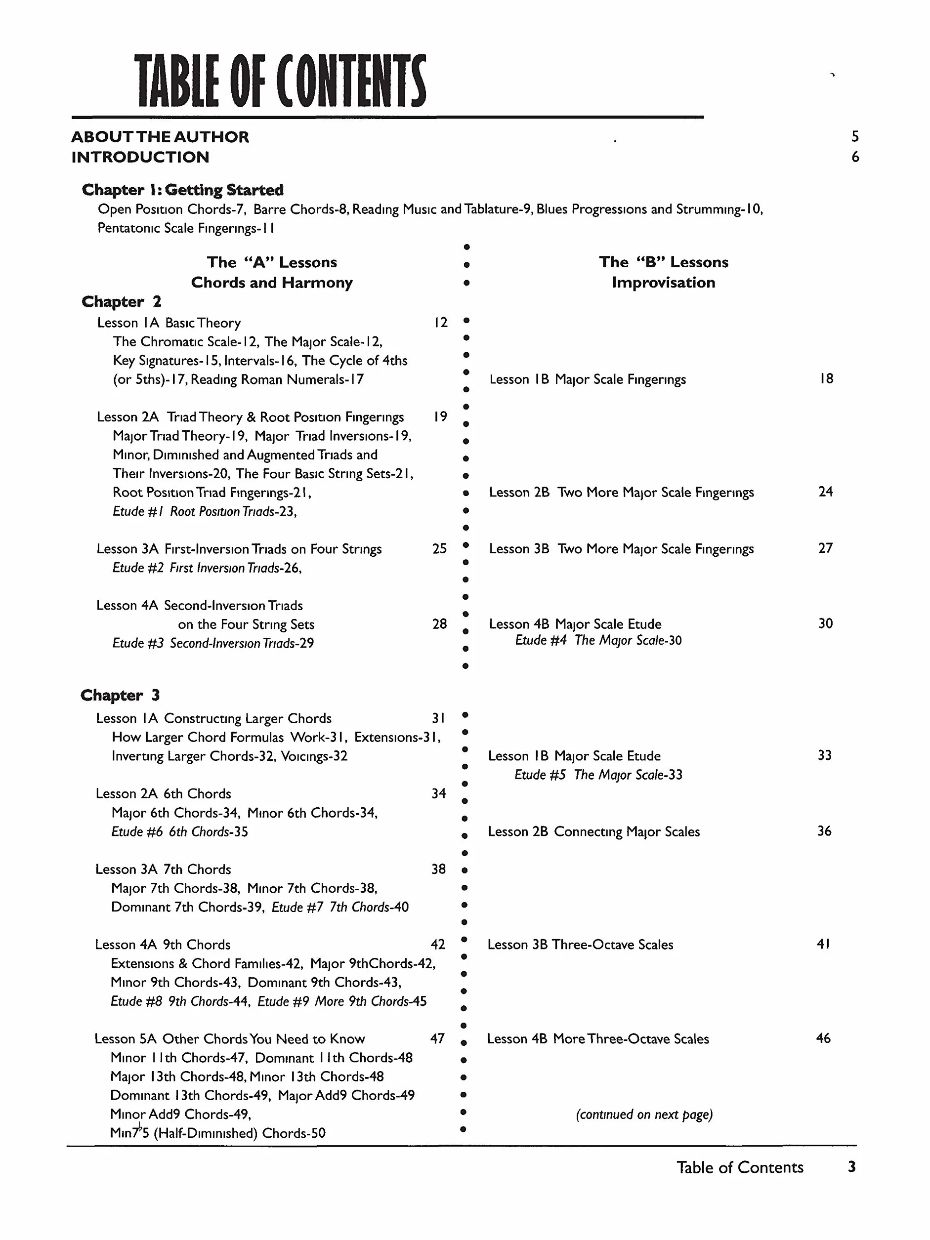 Jazz Guitar - Complete Edition: Beginning / Intermediate / Mastering Chord/Melody / Mastering Improvisation