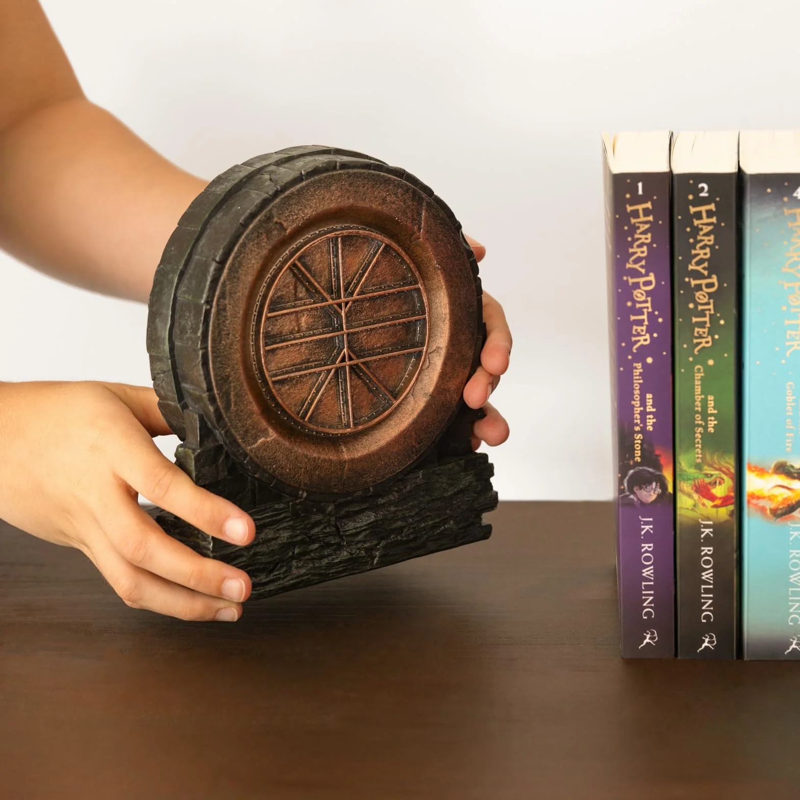 Grupo Erik Bookends - Harry Potter And The Chamber Of Secrets Book Ends | Harry Potter Gifts, Harry Potter Merchandise, Book End, Bookend, Room Decor, Home Decor