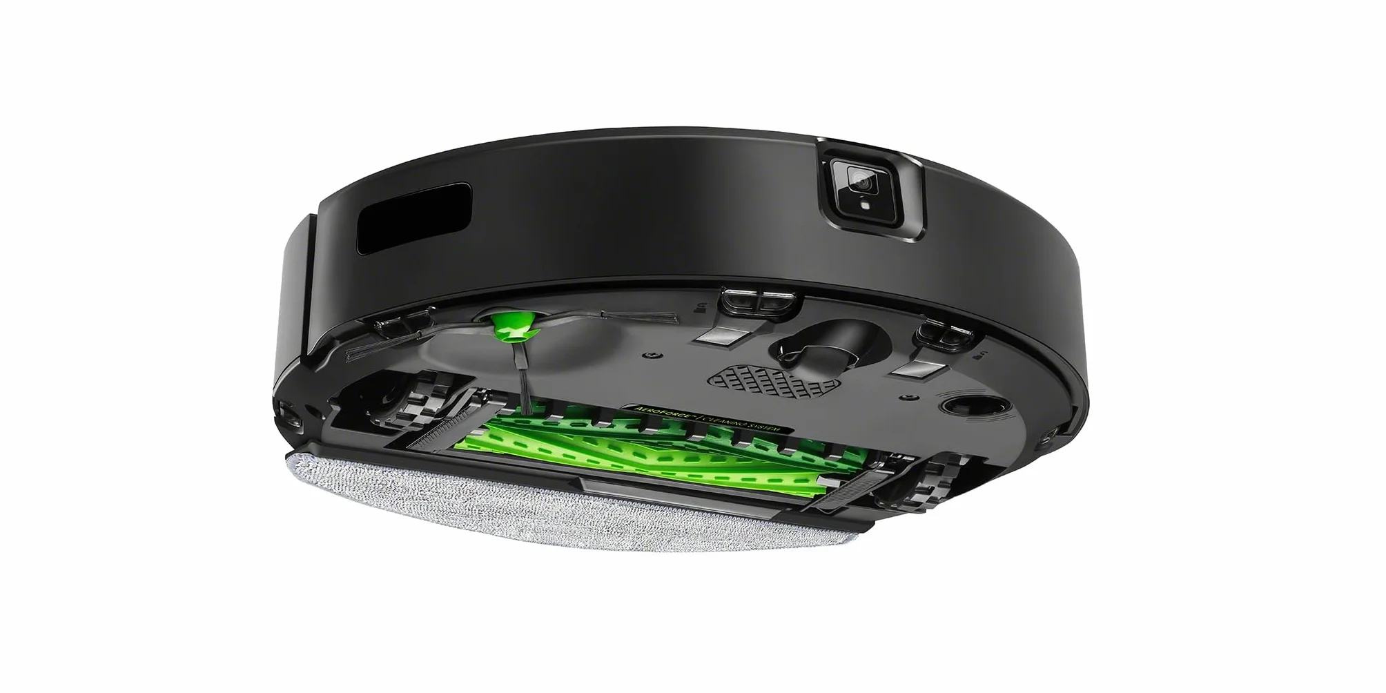 iRobot Roomba Combo j5+ (j5576) Robot odkurzający z łącznością Wi-Fi z funkcją automatycznego usuwania brudu i zasysaniem podnoszącym oraz 2 gumowymi szczotkami głównymi do wszystkich powierzchni