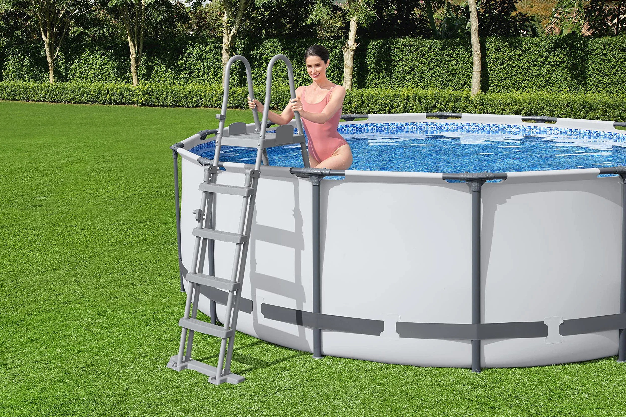 Bestway 58332-4 Drabina zabezpieczająca do basenu 1.32 m Flowclear™
