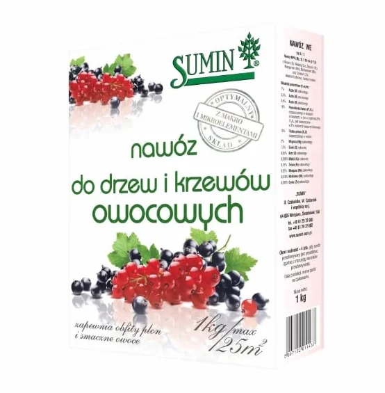 Fertilizer - Bogaty w składniki odżywcze granulat do drzew owocowych i krzewów - żółty