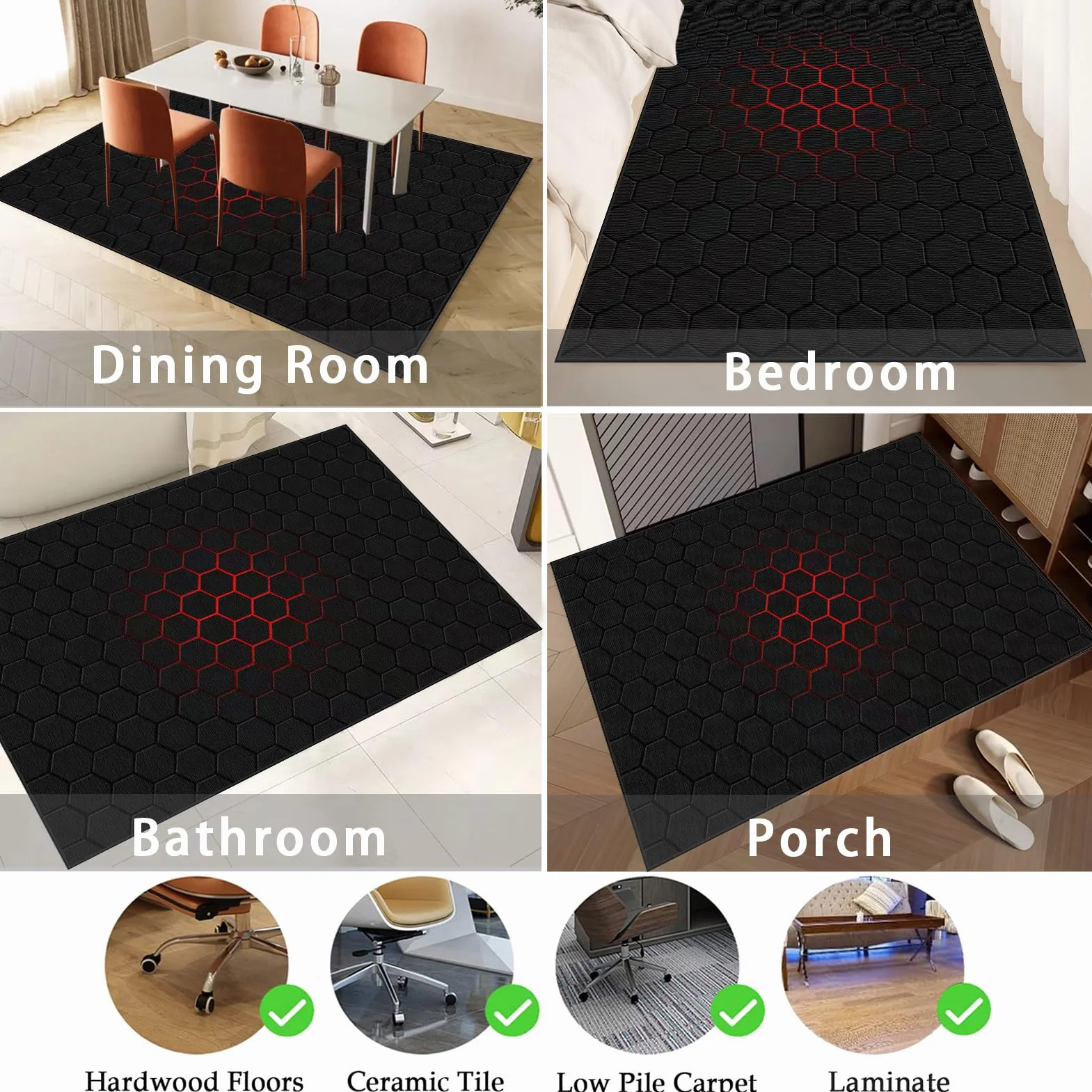 Mata pod krzesło Biurko do parkietu na twarde podłogi Fotele gamingowe Mata ochronna na krzesło biurowe 100 x 140 cm Mata podłogowa dla graczy Mata podłogowa do krzeseł biurowych