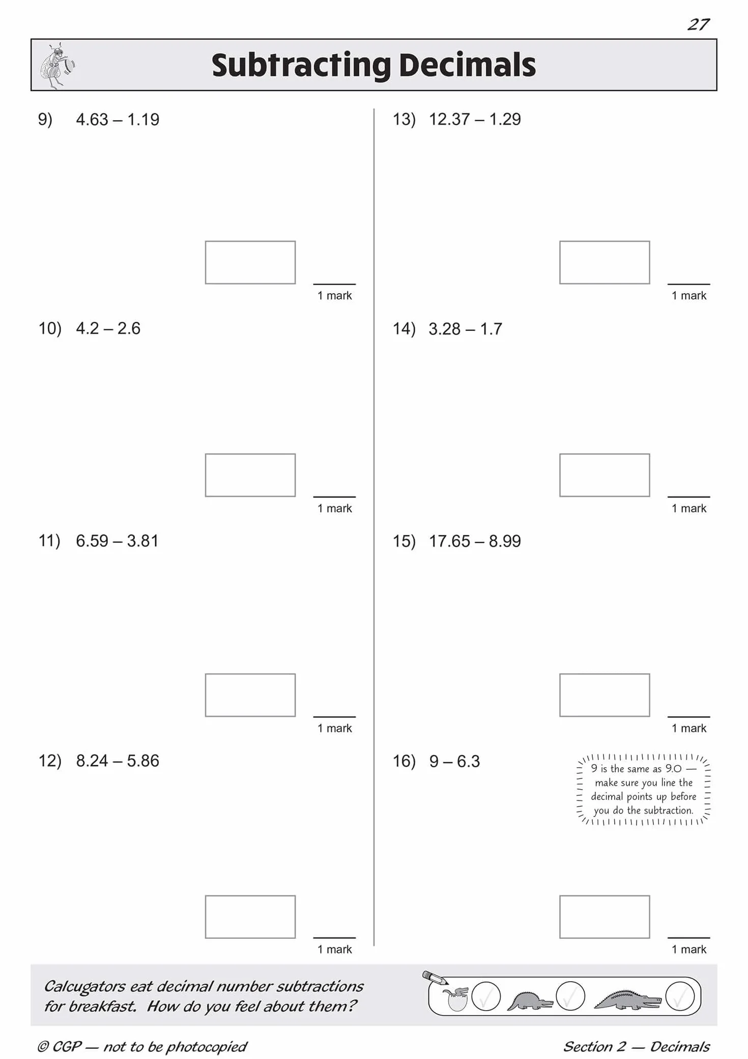 KS2 Maths SAT Buster: Arithmetic - Book 1 (for the 2027 tests)