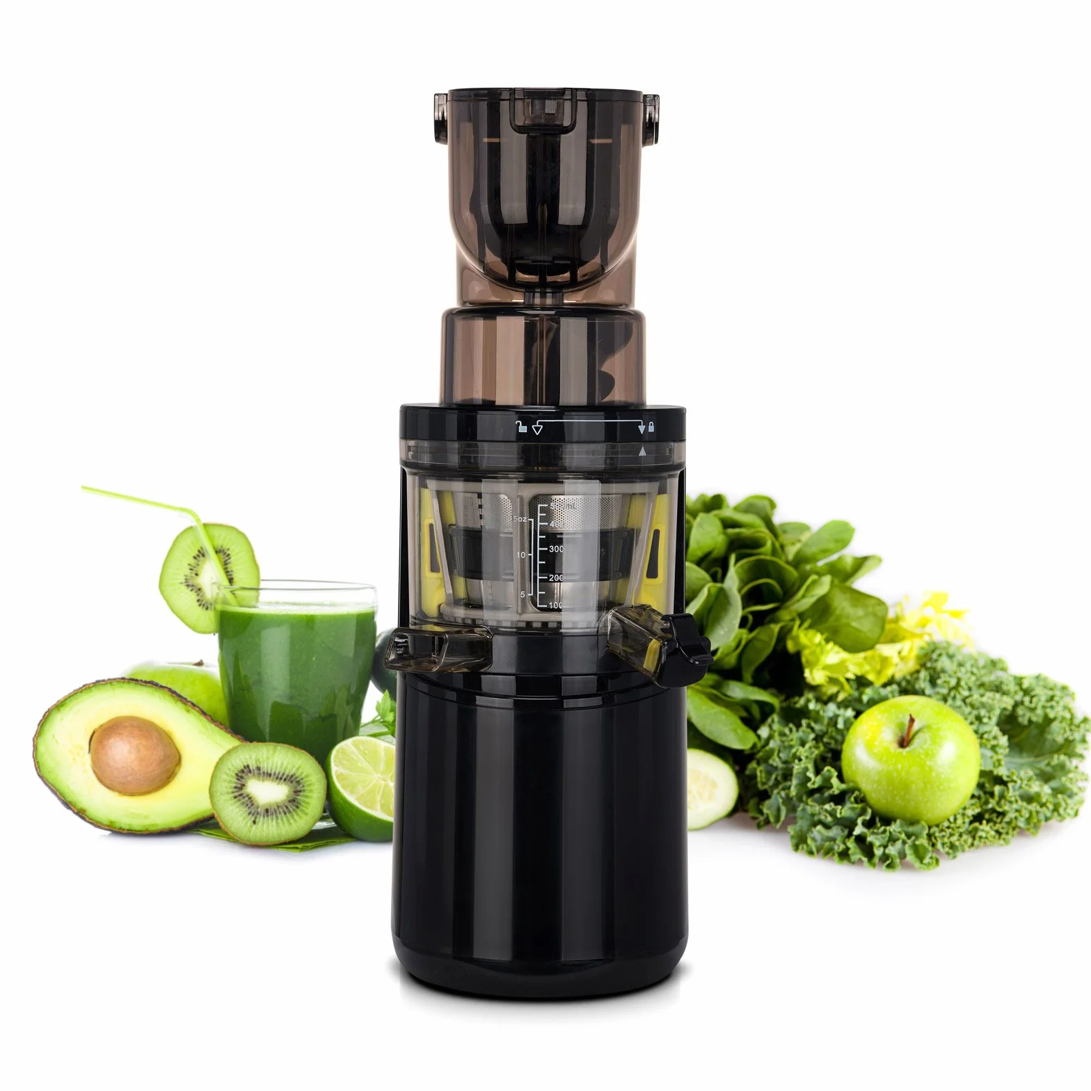 BioChef Atlas Whole Slow Juicer PRO 400 W 40 obr./min duży otwór czarny