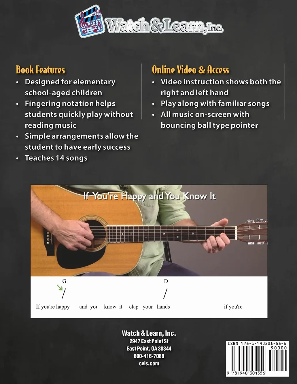 Beginner Guitar Lessons for Kids Book: with Online Video and Audio Access