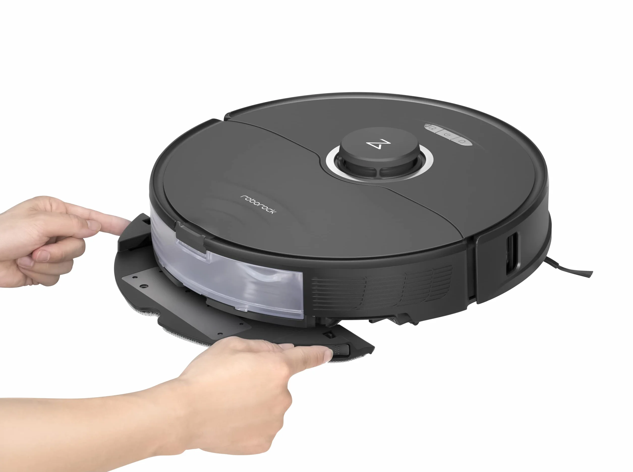 Roborock S8 Robot ssący i mopa (6000 Pa, PreciSense unikanie przeszkód, czujnik czułości, 180 min, żywotność baterii, 400 ml zbiornik na kurz / 300 ml, dźwięk ultradźwiękowy, sterowanie