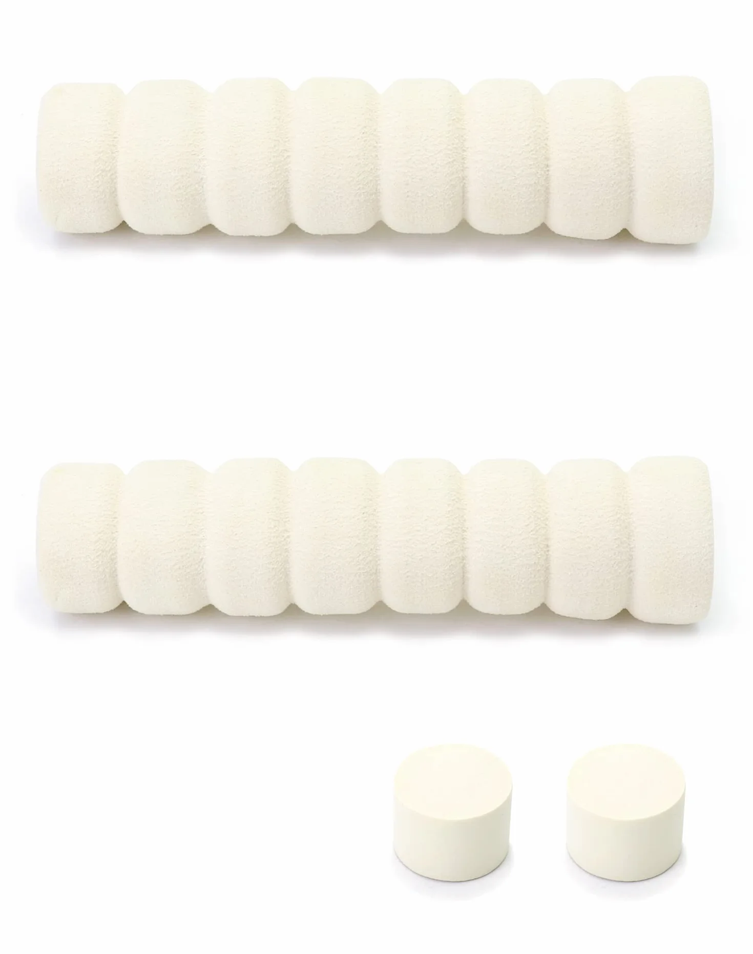 QWORK® 2 Pack Zderzak klamki, ochraniacz klamki, piankowe osłony klamek do ochrony ścian i mebli (beżowy)