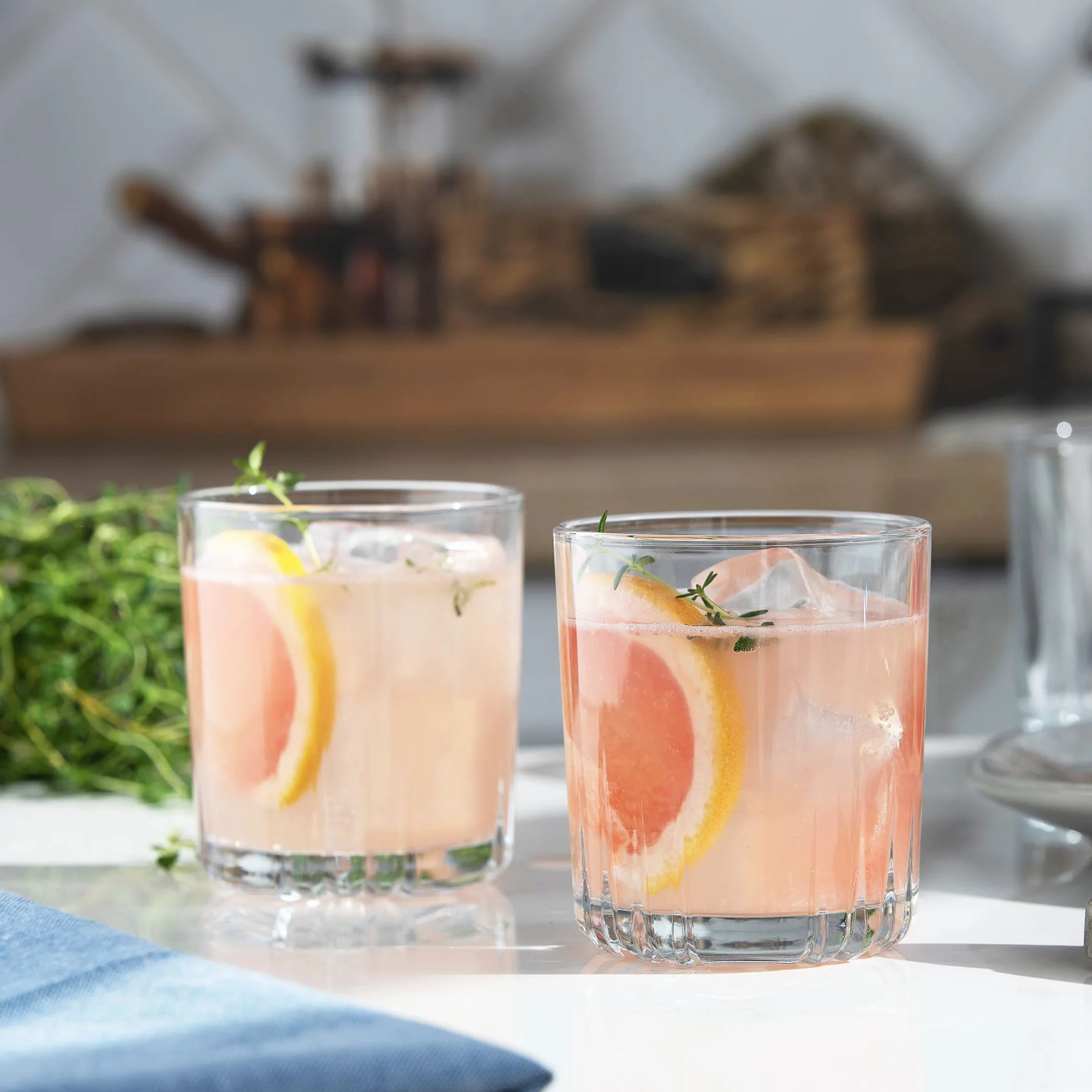 Szklanki do Wody 280 ml Zestaw 6 Sztuk Szkło Przeźroczyste Gina