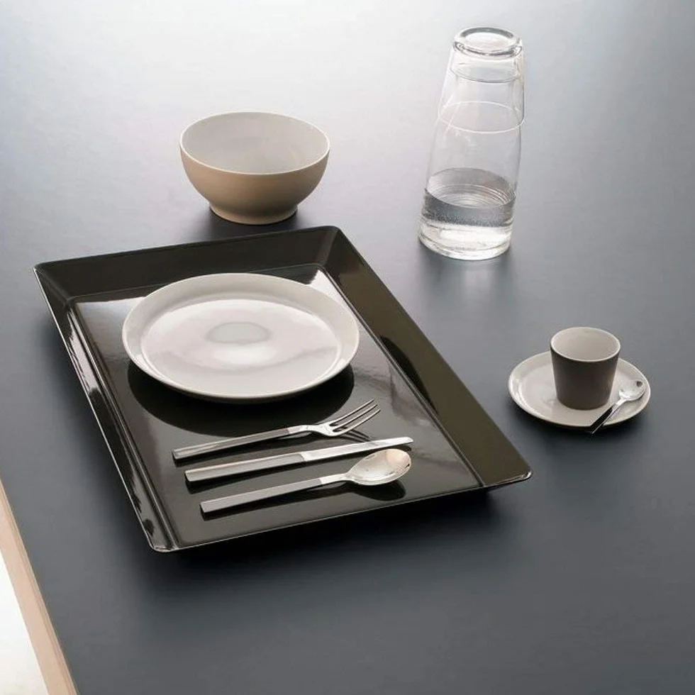 Alessi "Santiago", 6 sztuk łyżek deserowych, stal nierdzewna