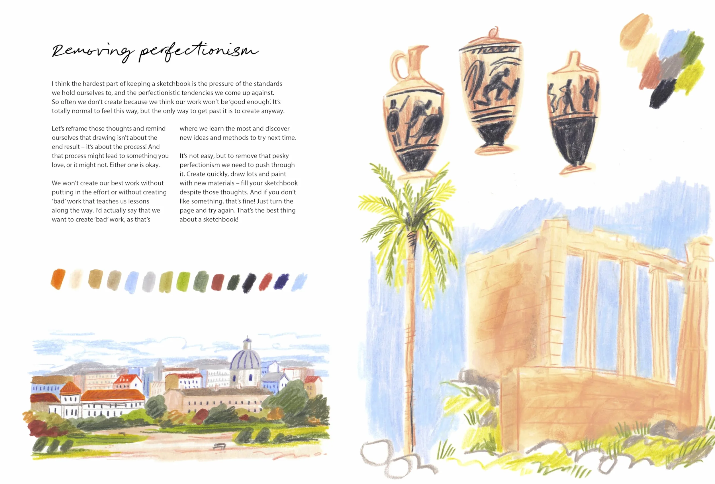 Sketchbook Joy: How to Embrace Your Creativity and Fill Your Sketchbooks with Colour