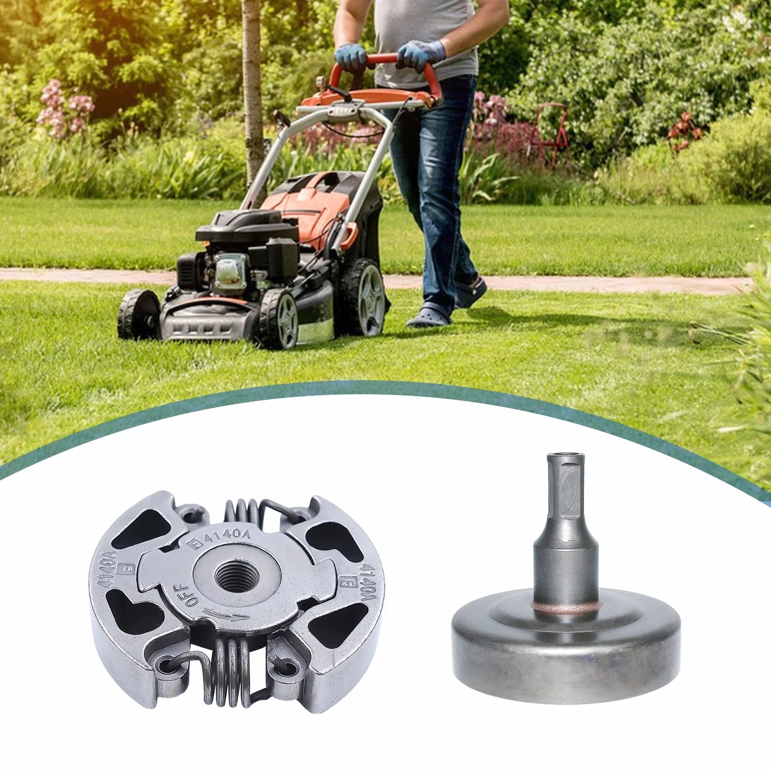 Zestaw bębna sprzęgła pasuje do Stihl FS38 FS40 FS45 FS46 FS50 FS55 FS56 FS70 trymer strunowy zamiennik 41401602005.