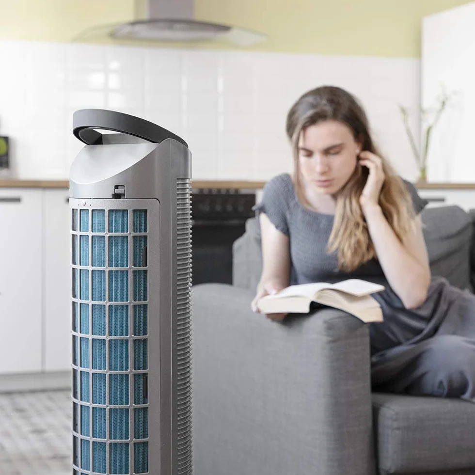 Cecotec Chłodnica wyparna EnergySilence 2000 Cool Tower Smart 60 W 2 l 3 prędkości z oscylacją