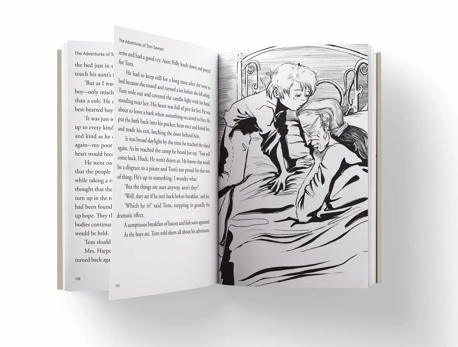 The Adventures of Tom Sawyer: llustrated Abridged Children Classic English Novel with Review Questions (Hardback