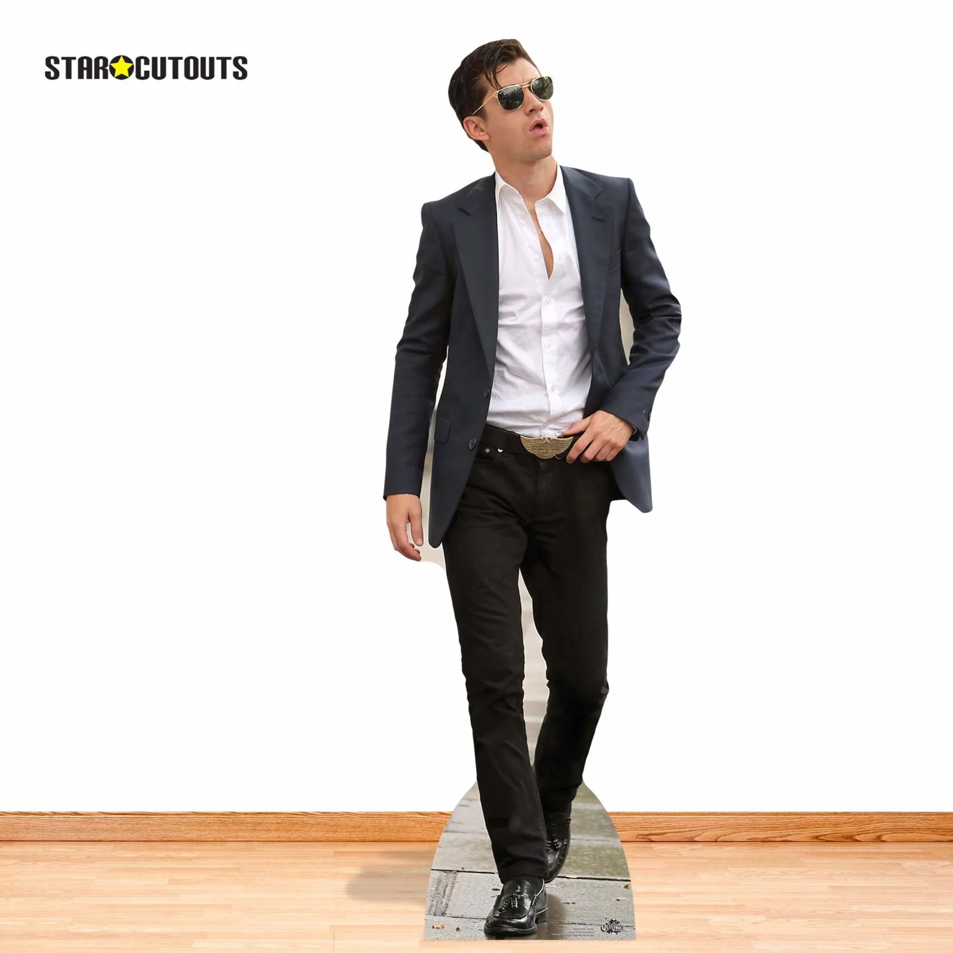 STAR CUTOUTS CS945 Alex Turner Lifesize kartonowe wycięcie z bezpłatnym mini, regularne