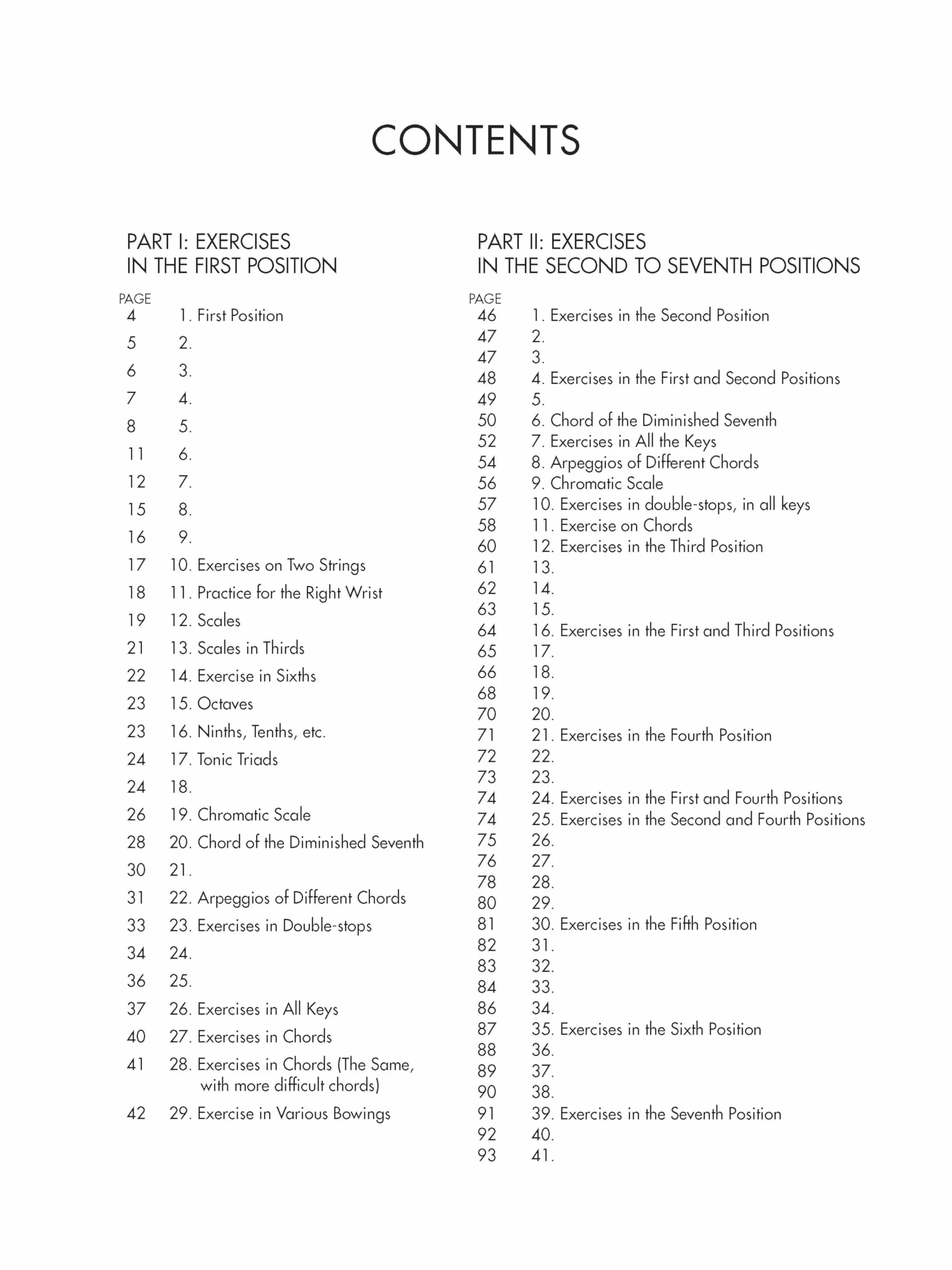 Otakar sevcik: the school of violin technics op.1 complete: Schirmer Library of Classics Volume 2091