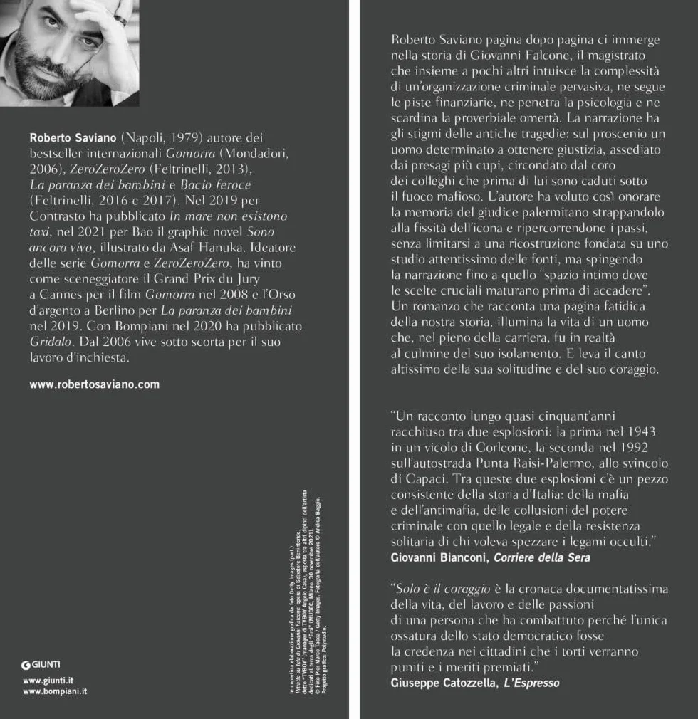 Solo è il coraggio. Giovanni Falcone, il romanzo