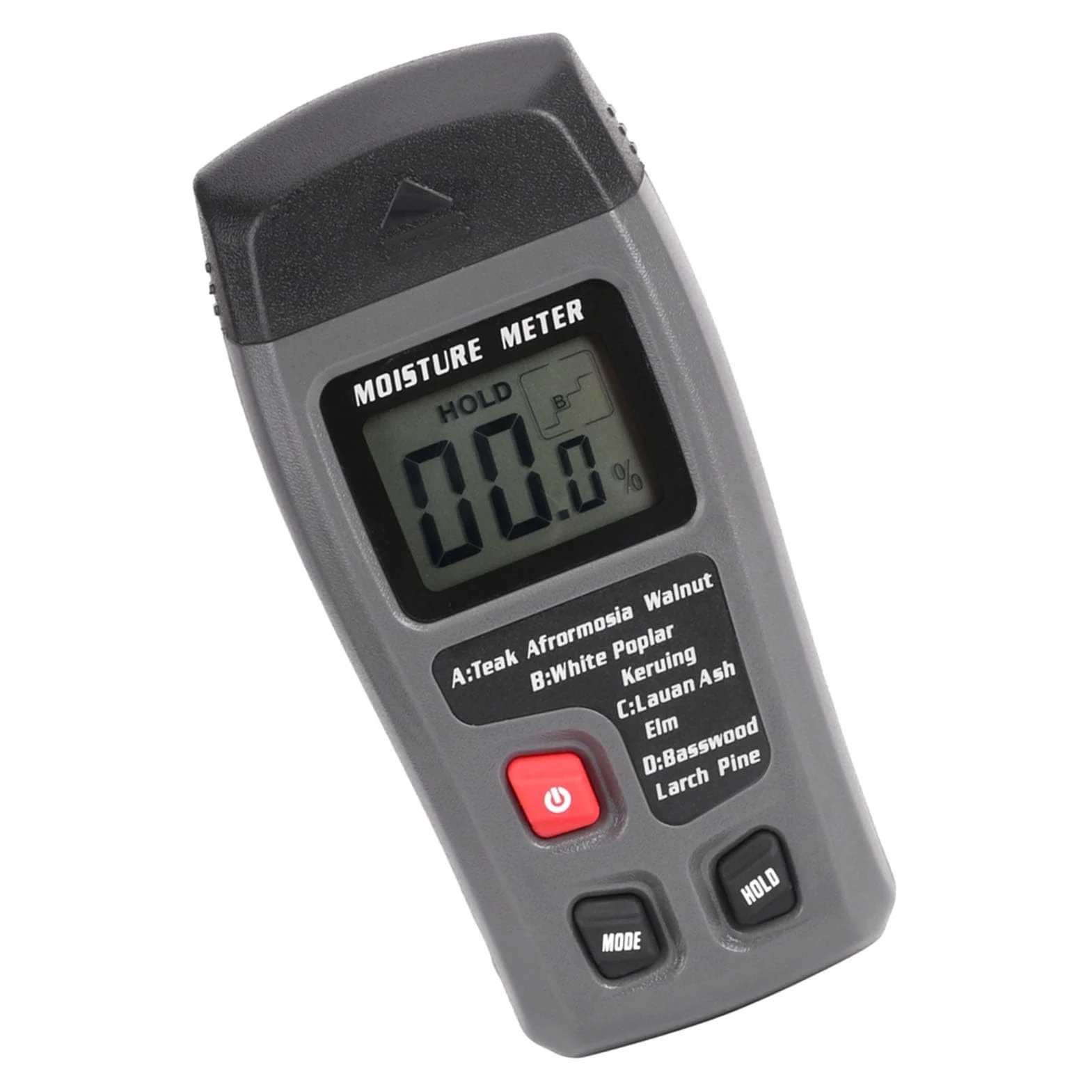Generic Detektor Wilgoci Drewna Dokładny Cyfrowy Tester Wilgoci LCD do Orzecha Różanego Drzewo Kauczukowe 0-99,9% Czujnik Higrometru do Obróbki Drewna