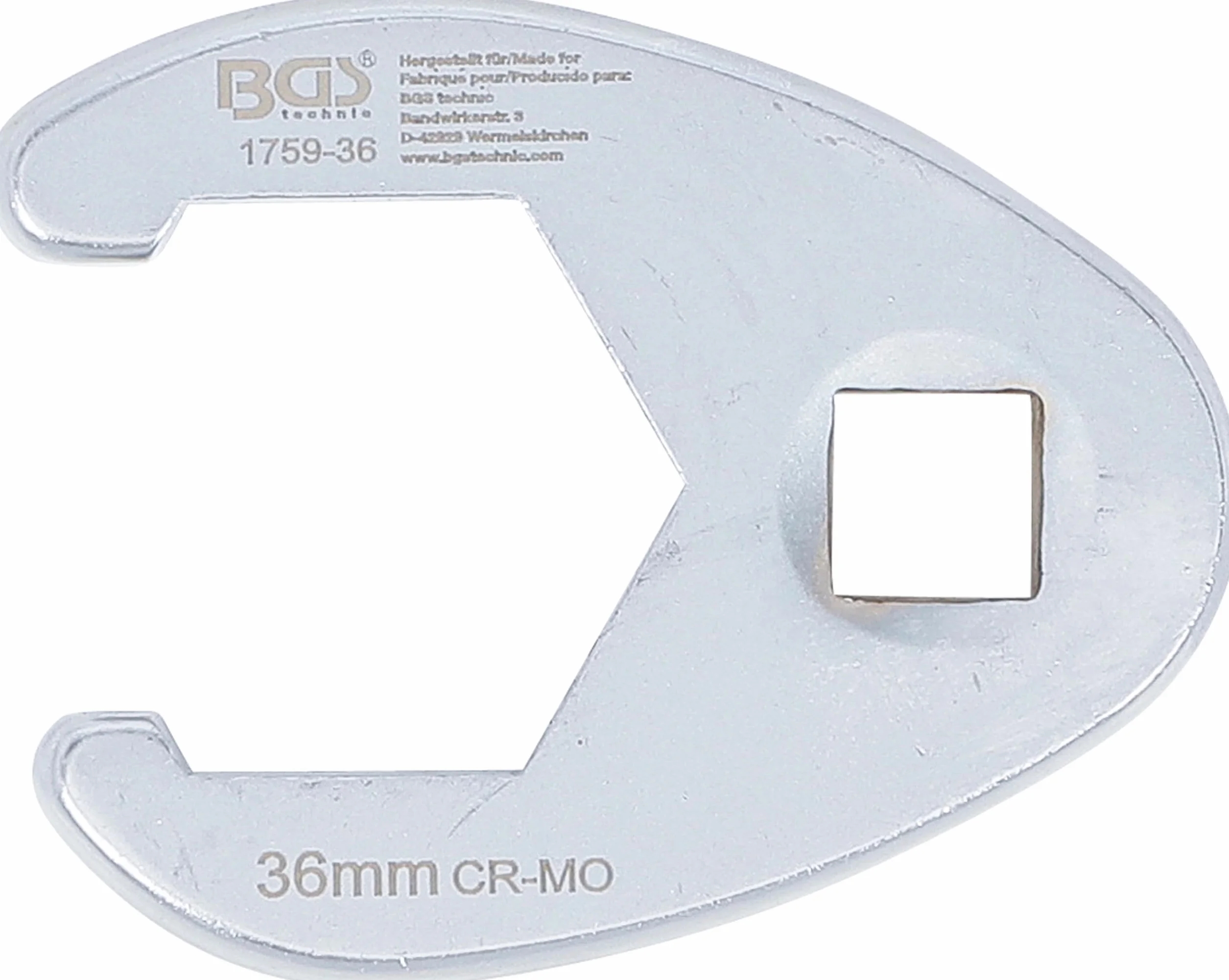 BGS 1759-36 | Klucz pazurowy | 12,5 mm (1/2") | 36 mm