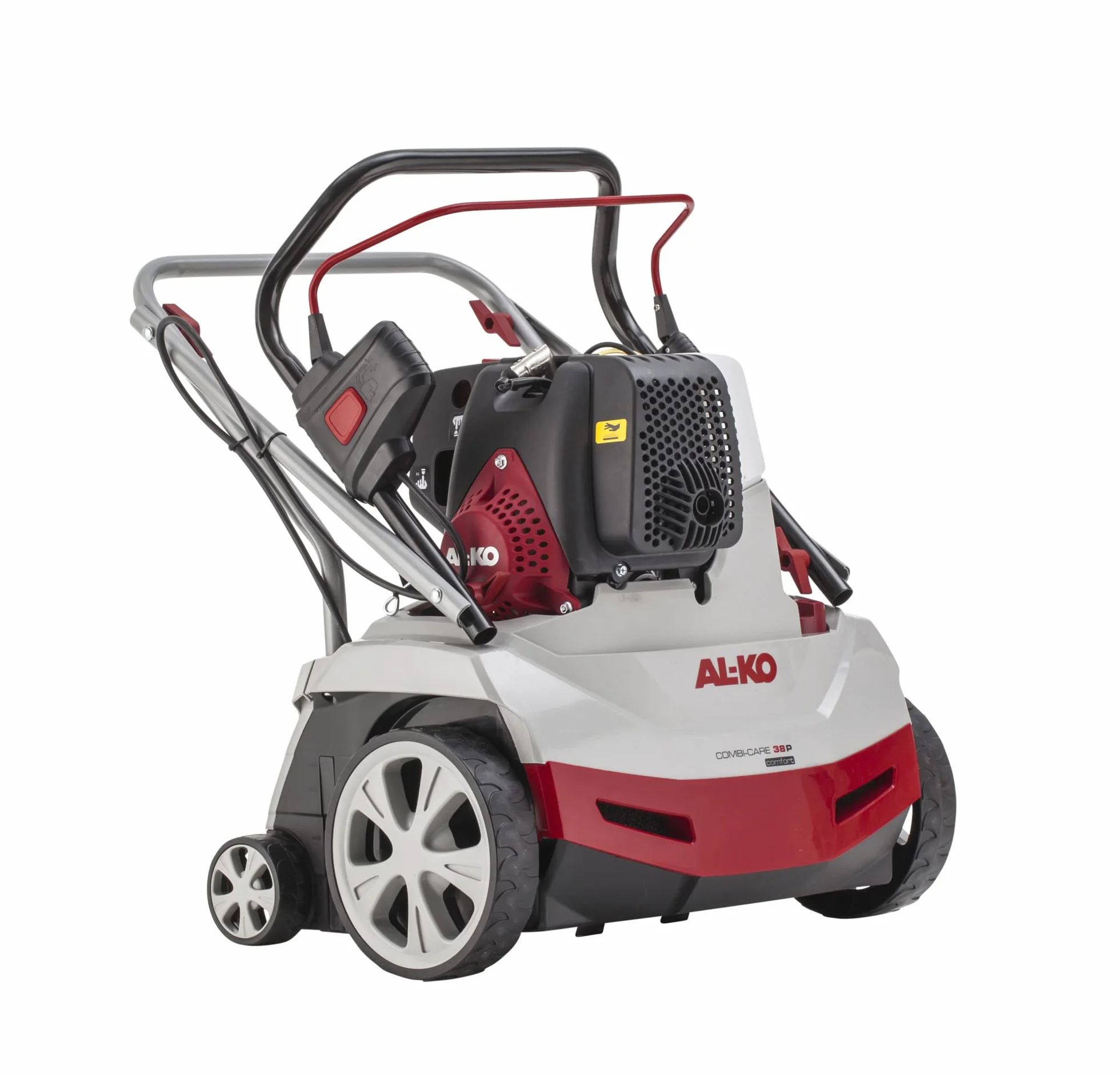 AL-KO Wertykulator spalinowy Combi Care 38 P Comfort (szerokość robocza 38 cm, moc silnika 1,3 kW, funkcja 3INONE), w zestawie kosz na trawę, do powierzchni do 1200 m²)
