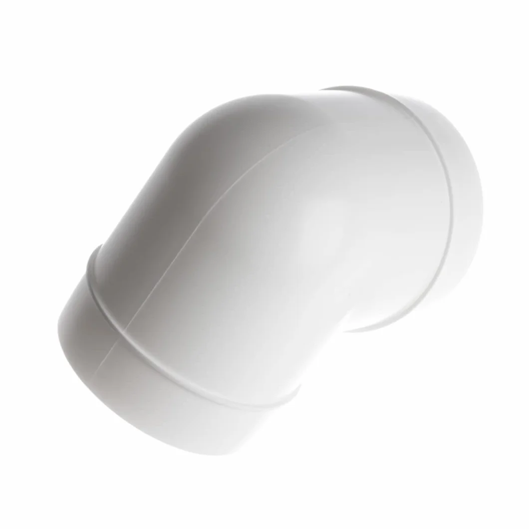 Ø 100 mm Kolanko 90° do rury okrągłej - Złącze rurowe okrągłe - Plastik PVC