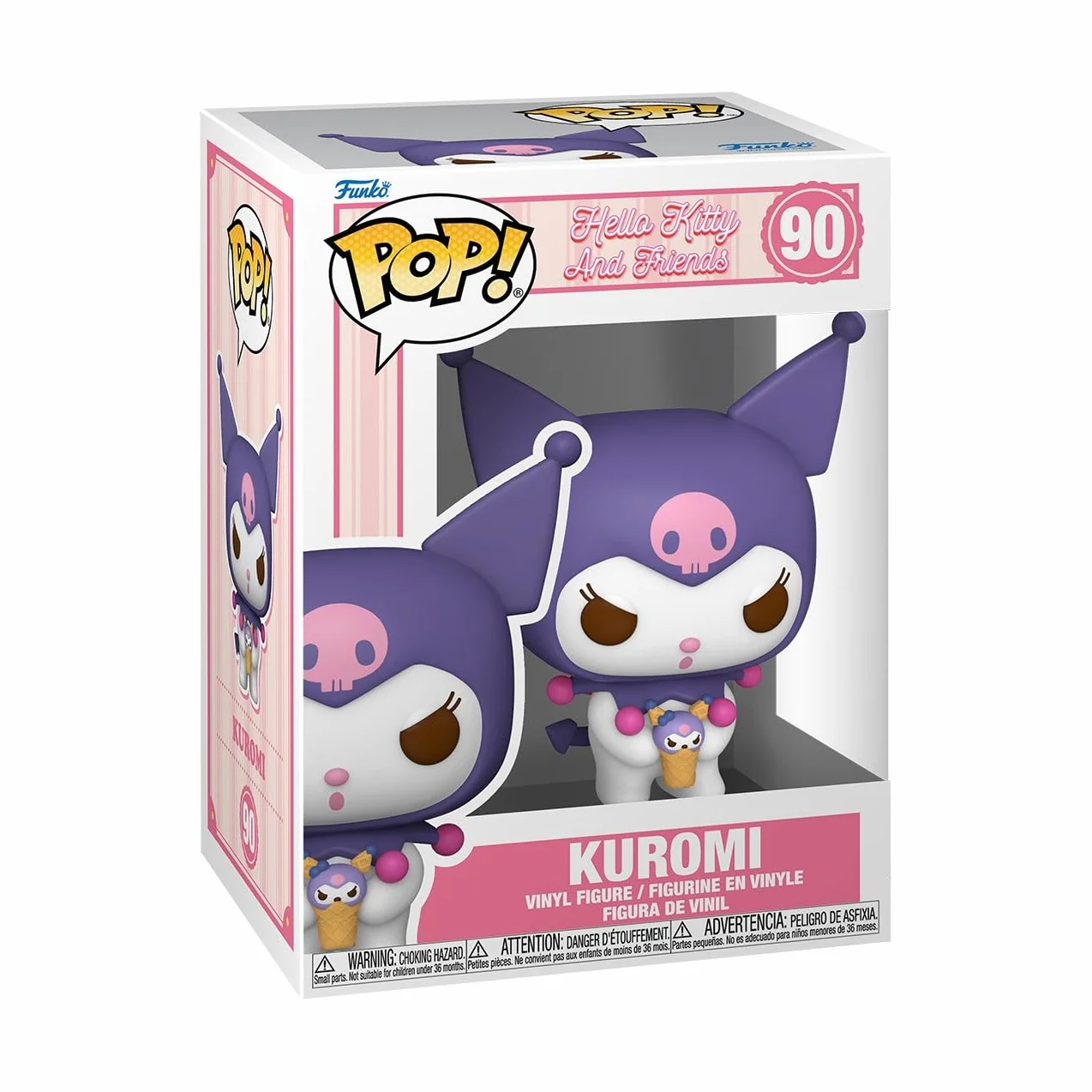 Funko POP! Sanrio: HK - Kuromi - Hello Kitty - Kolekcjonerska figurka winylowa - Pomysł na prezent - Oficjalny towar - Zabawki dla dzieci i dorosłych - Fani kreskówek