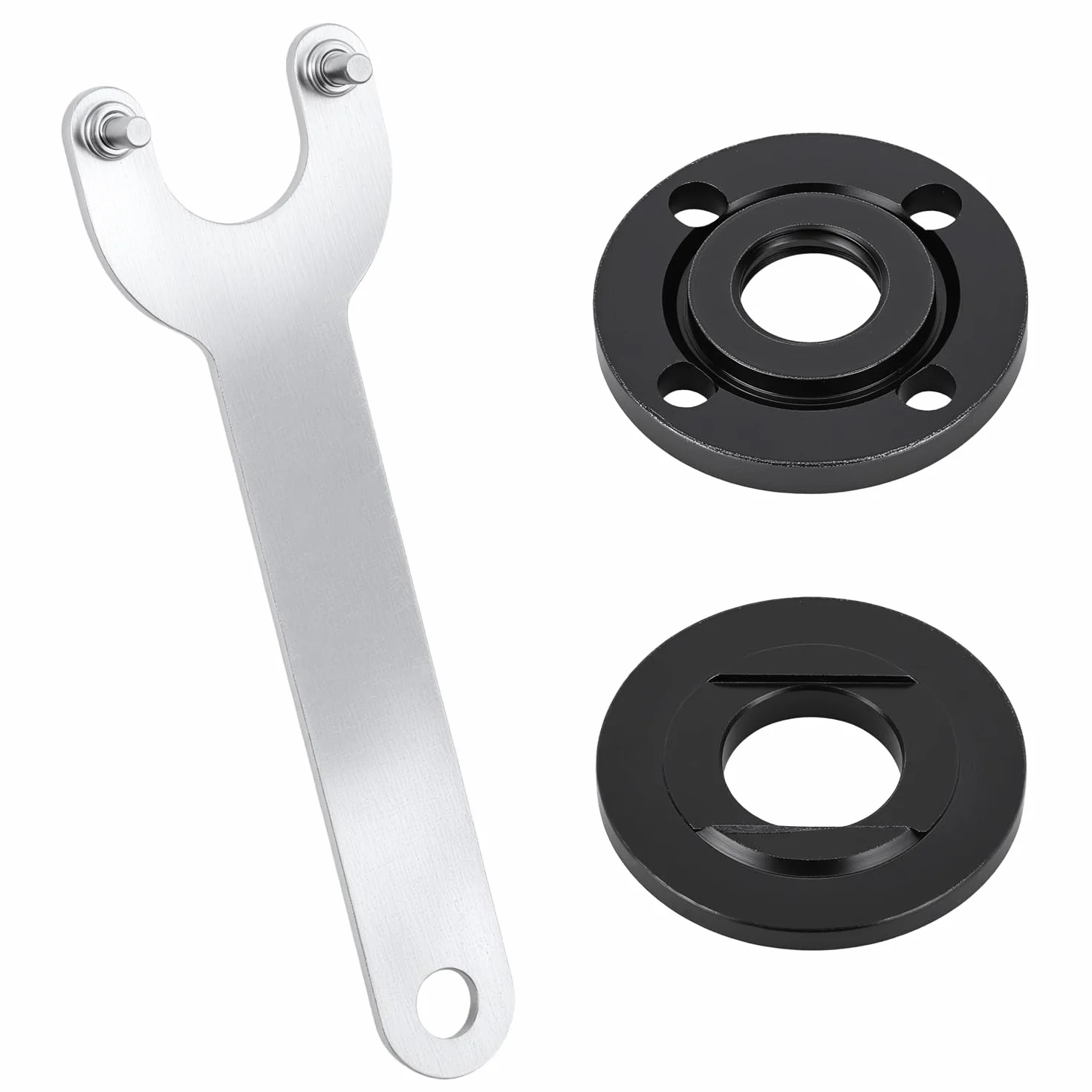 QWORK® Szlifierka kątowa zestaw kluczy kołnierzowych i kołnierzowych do uniwersalnej szlifierki kątowej 125 mm