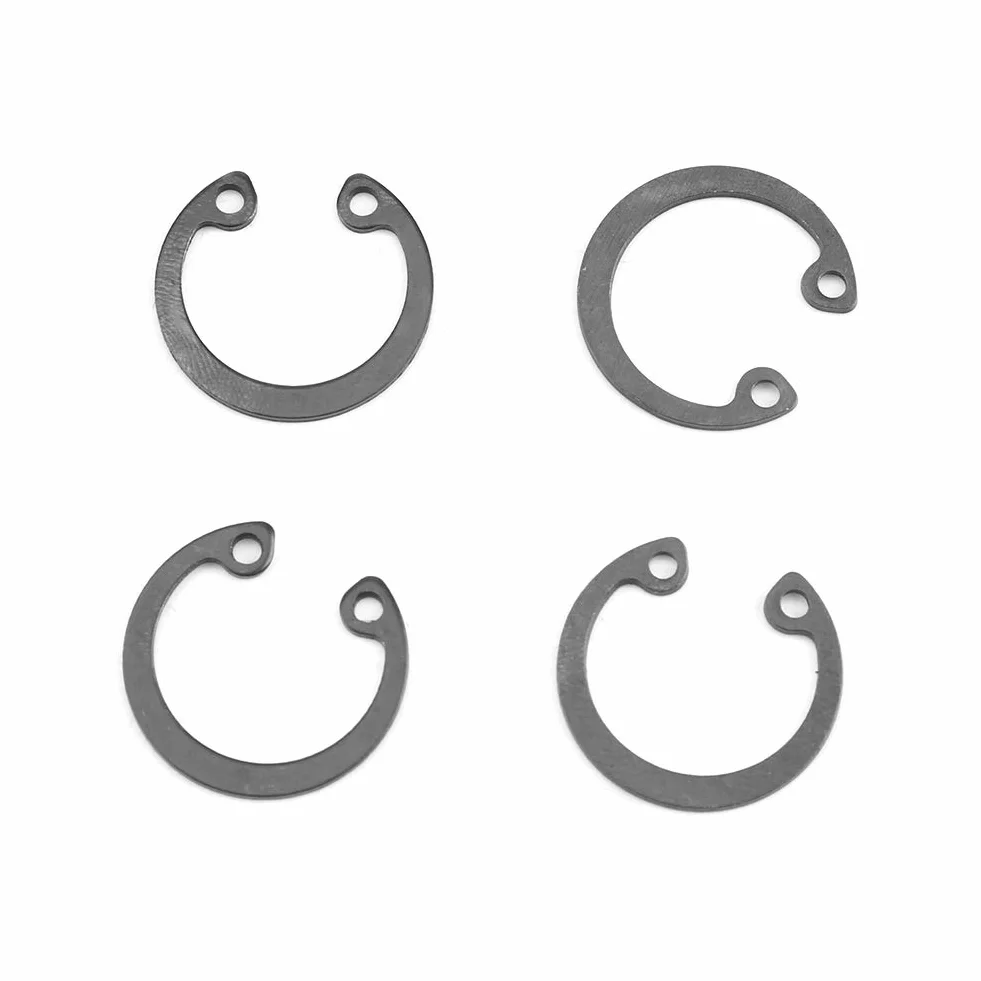 225-teiliges C-Clip-Kit, 18 Größen Metall-Innen- und Außen-Sicherungsring-Sicherungsring-Sortiment mit Kunststoffbox